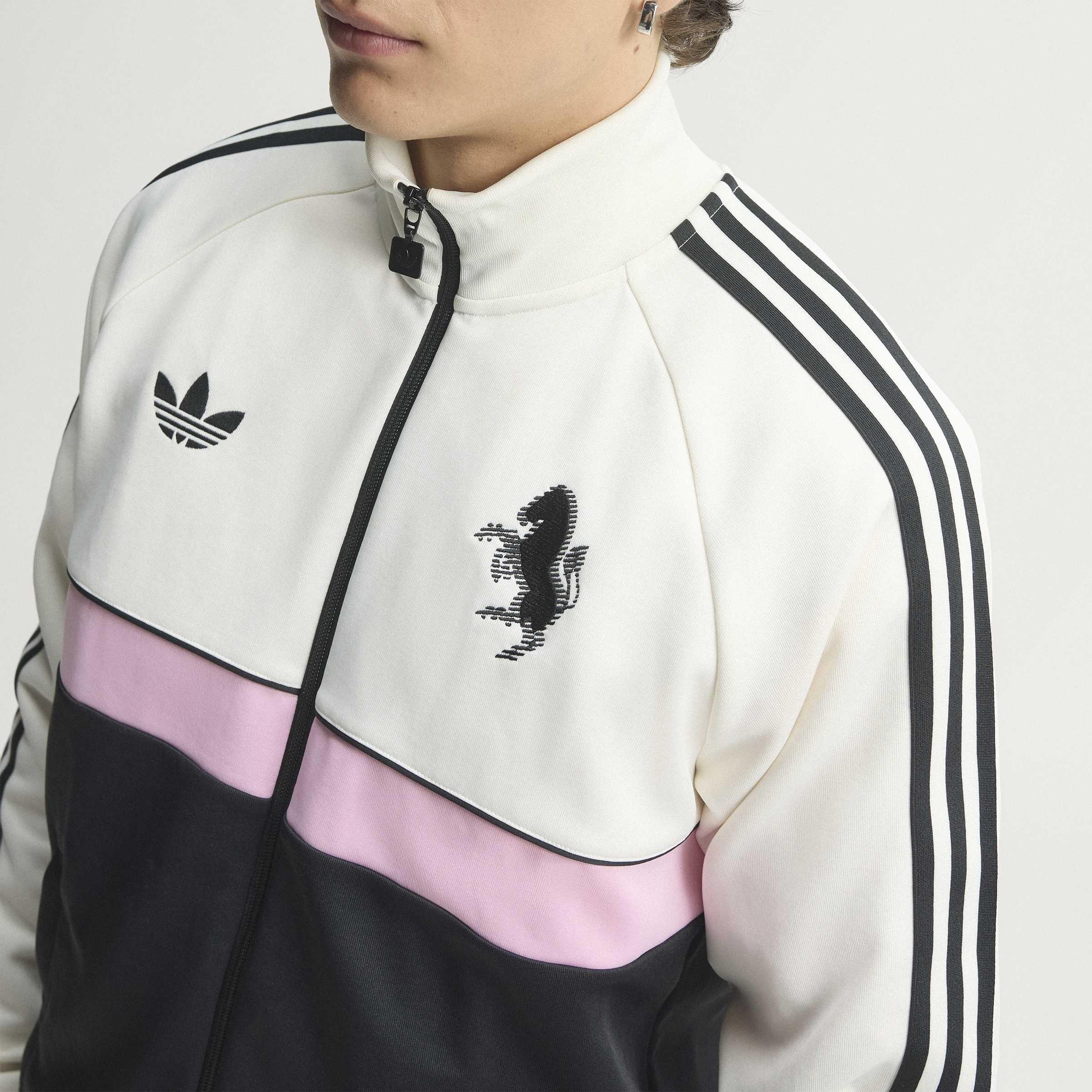 Blanc/Noir - adidas - Juventus Originals Tracksuit Top Mens - 10