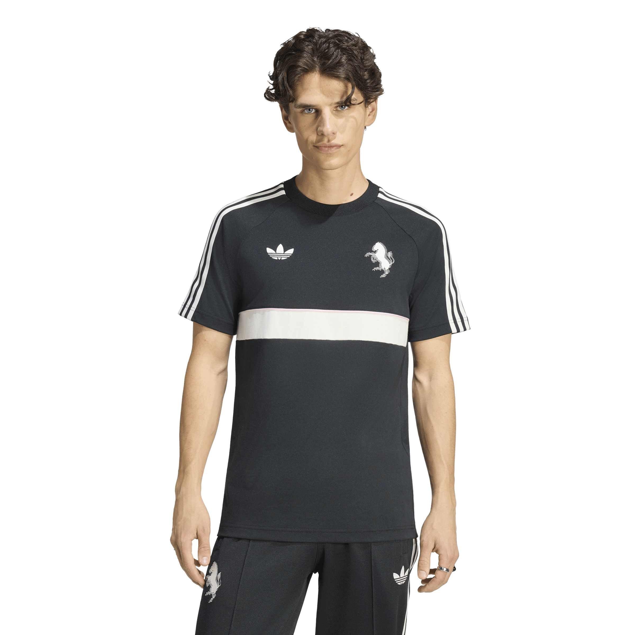 Zwart/Wit - adidas - Men's OG Juventus Fan Edition Cotton Short-Sleeve Slim-Fit T-Shirt - 2