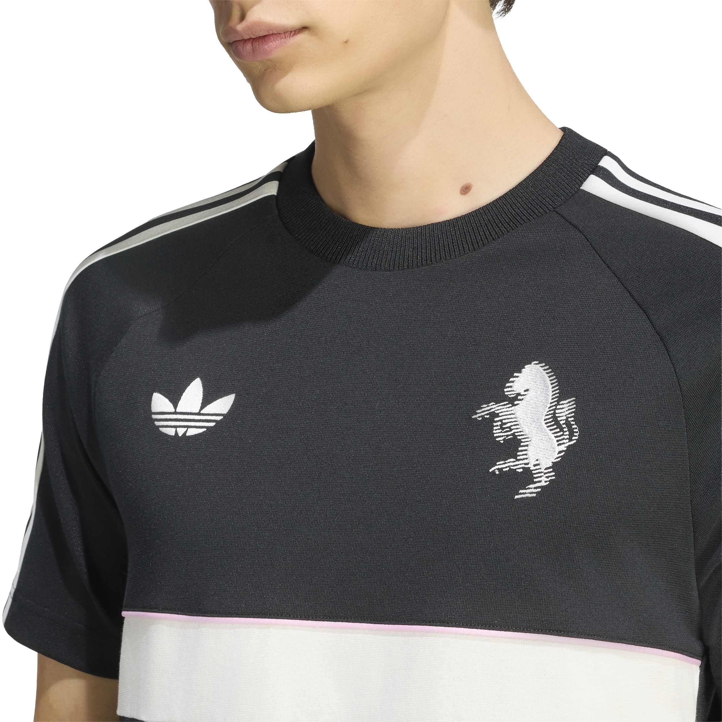 Zwart/Wit - adidas - Men's OG Juventus Fan Edition Cotton Short-Sleeve Slim-Fit T-Shirt - 4