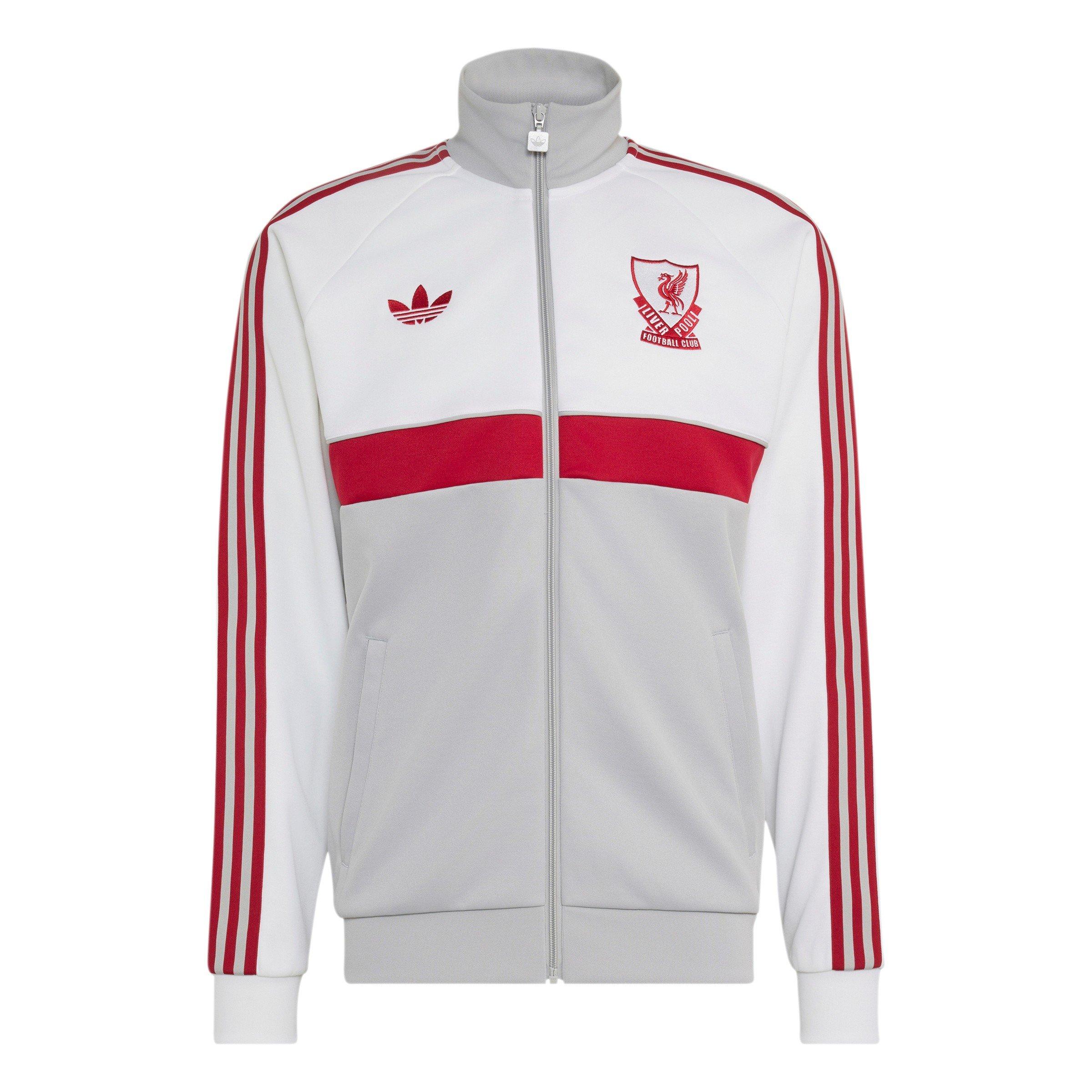 Blanc/Gris - adidas - Liverpool Originals Tracksuit Top Mens - 1
