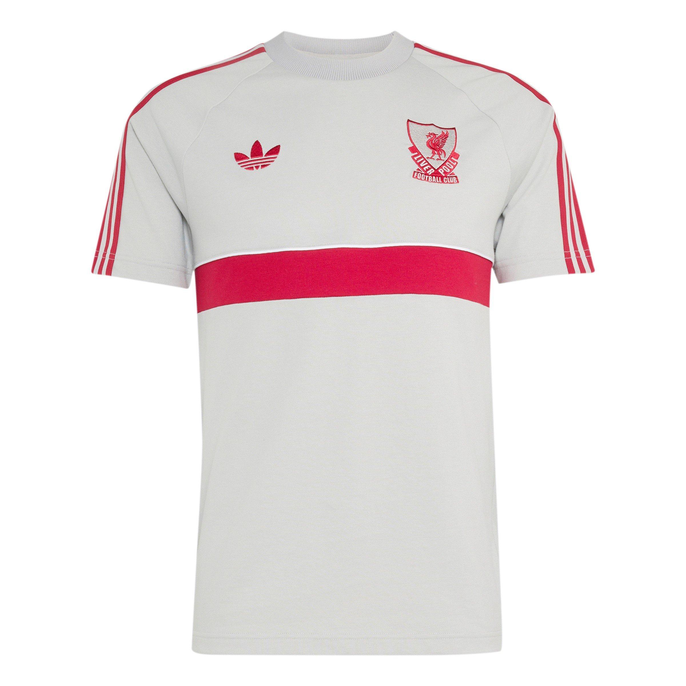 Gris/Rouge - adidas - Liverpool Originals T-Shirt Mens - 1