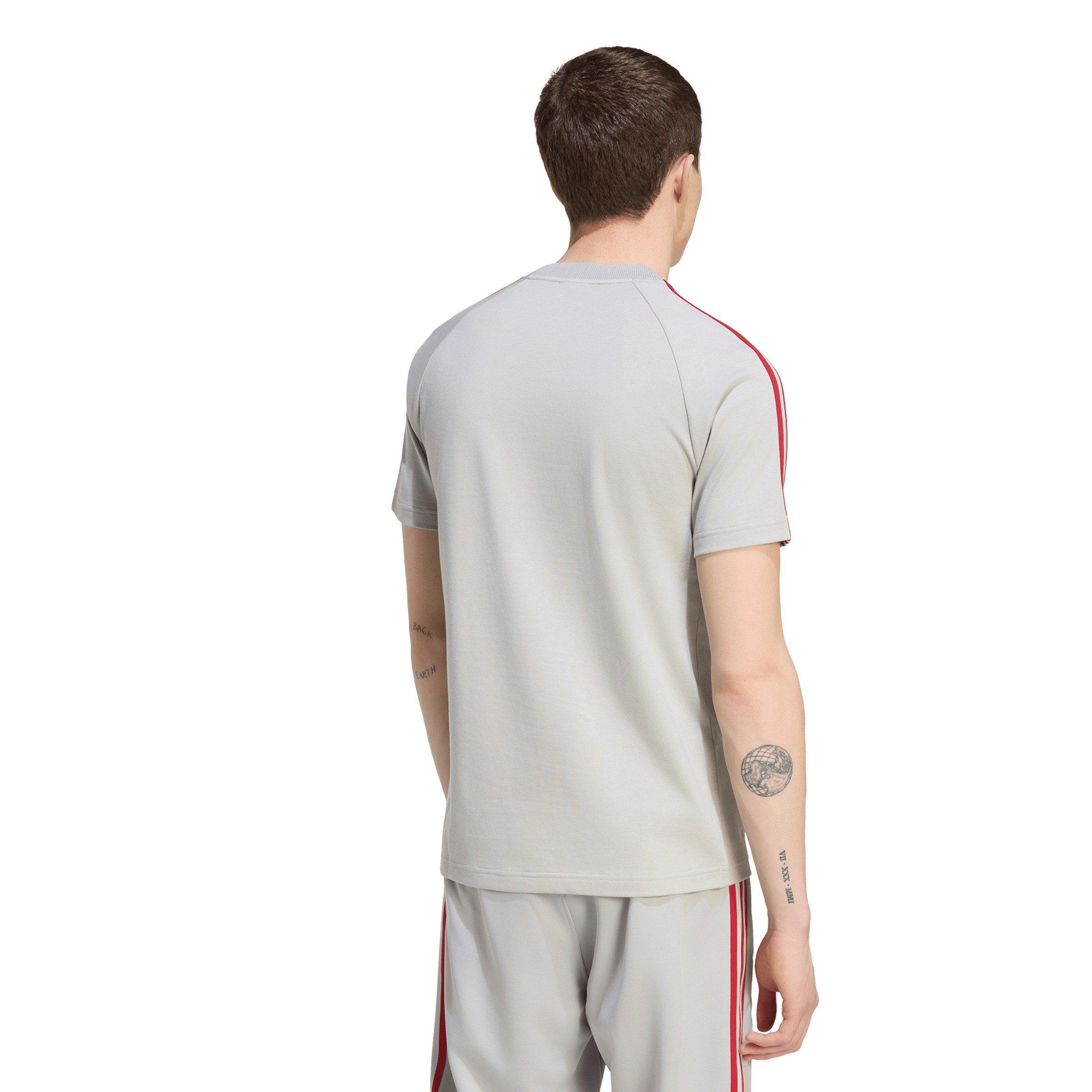 Grey/Red - adidas - Liverpool Originals T-Shirt Mens - 3
