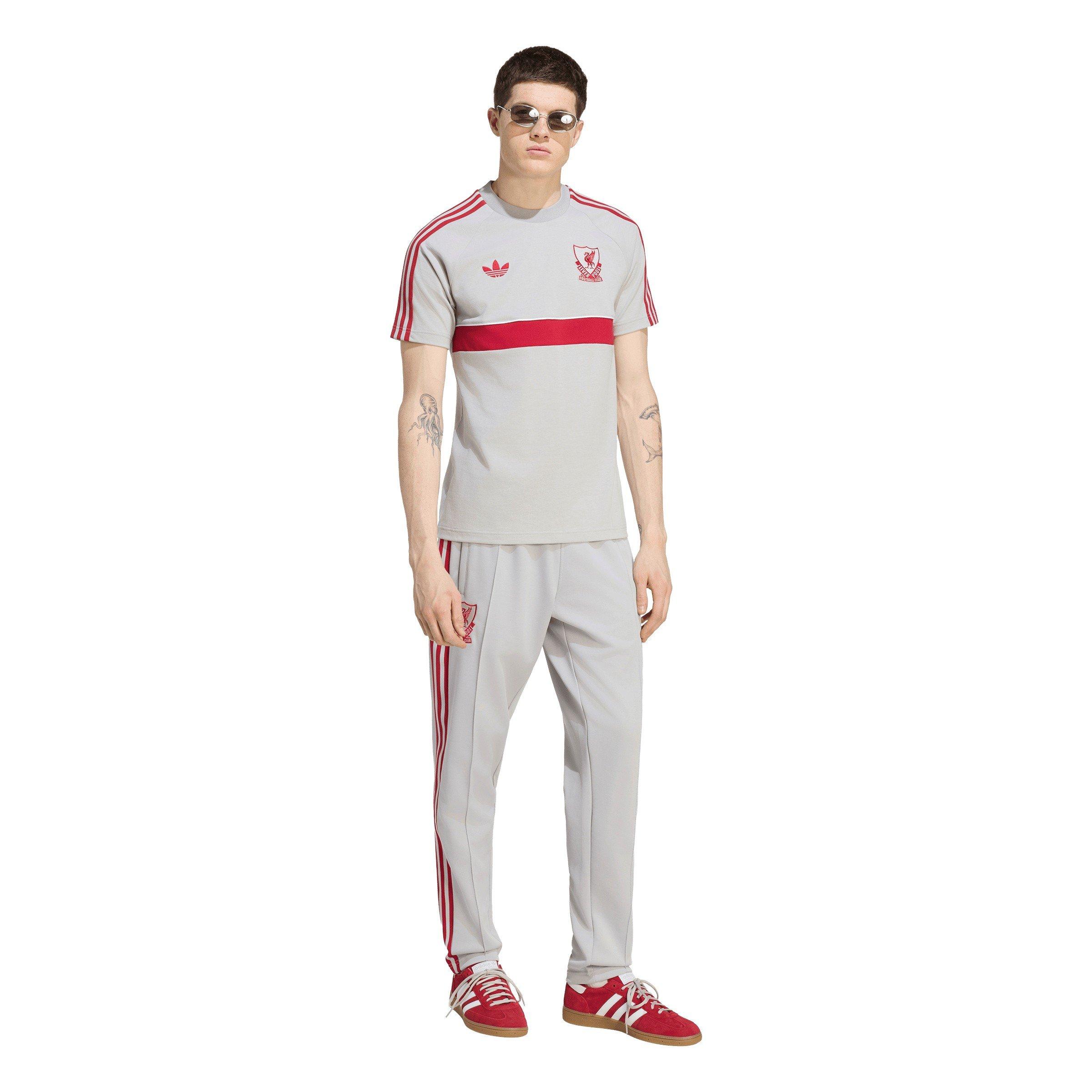Grey/Red - adidas - Liverpool Originals T-Shirt Mens - 6