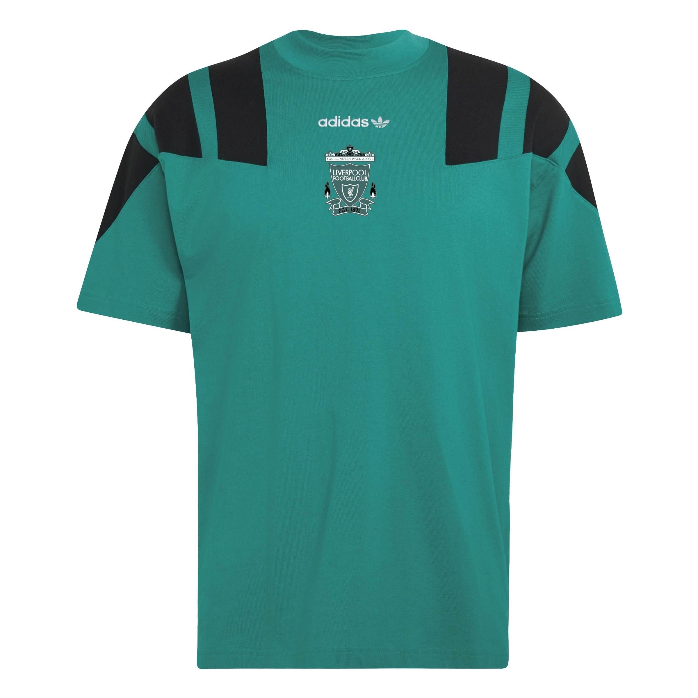 Verde/Rosso - adidas - Liverpool EQT T-Shirt Mens - 1