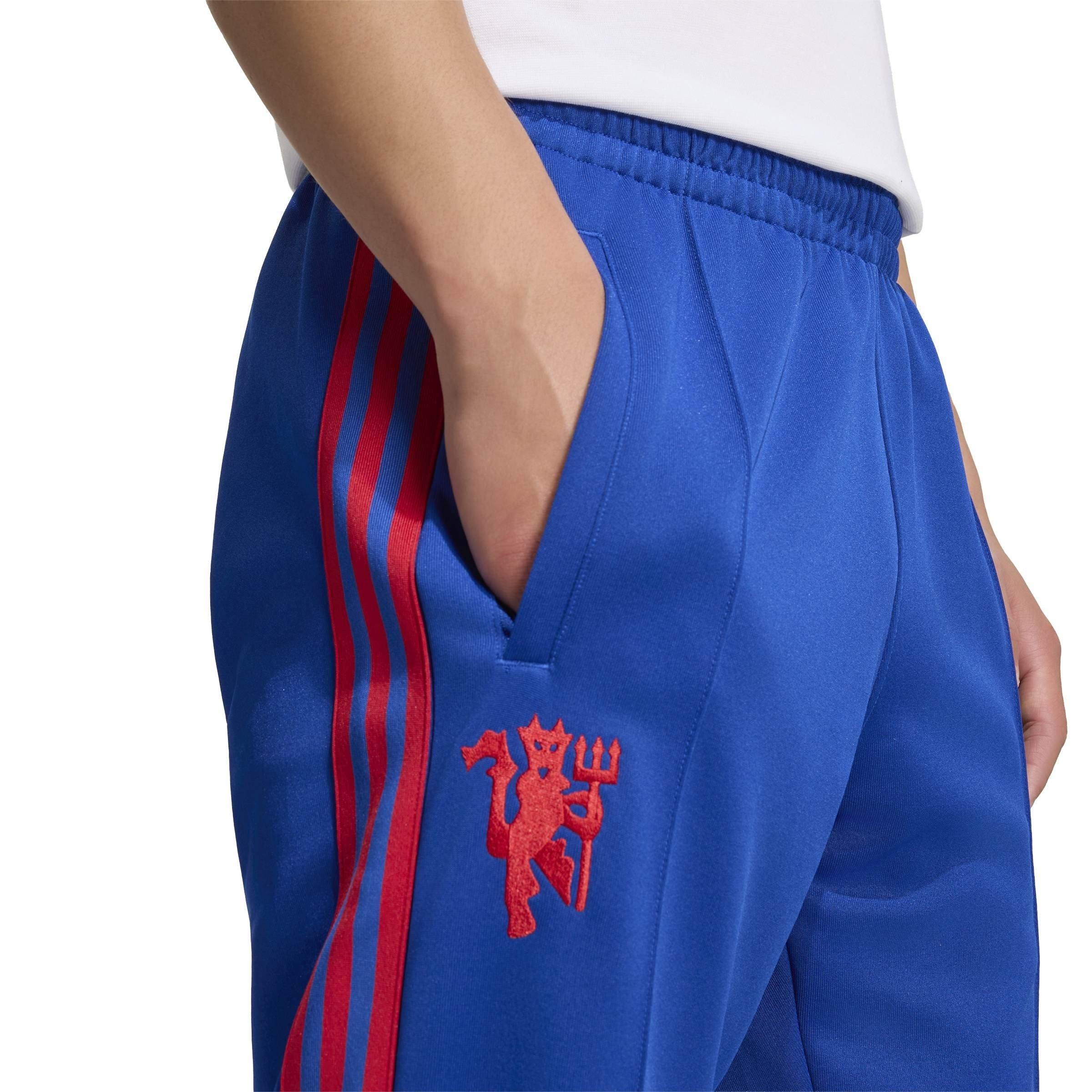 Bleu/Rouge - adidas - Manchester United Originals Tracksuit Top Mens - 4