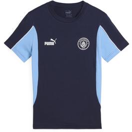 Puma Manchester City Football Archive T Shirt Juniors