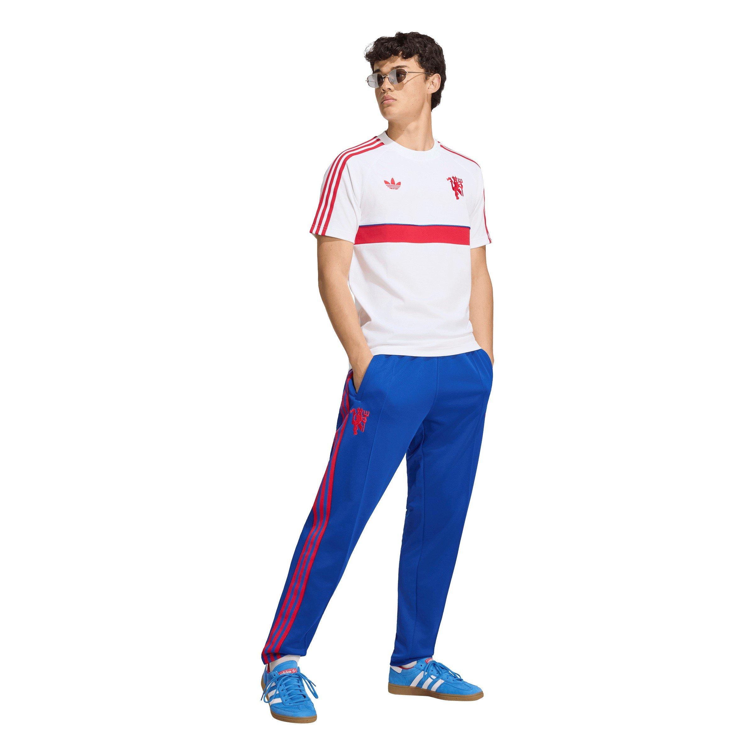 White/Red - adidas - Manchester United Originals T-Shirt Mens - 6