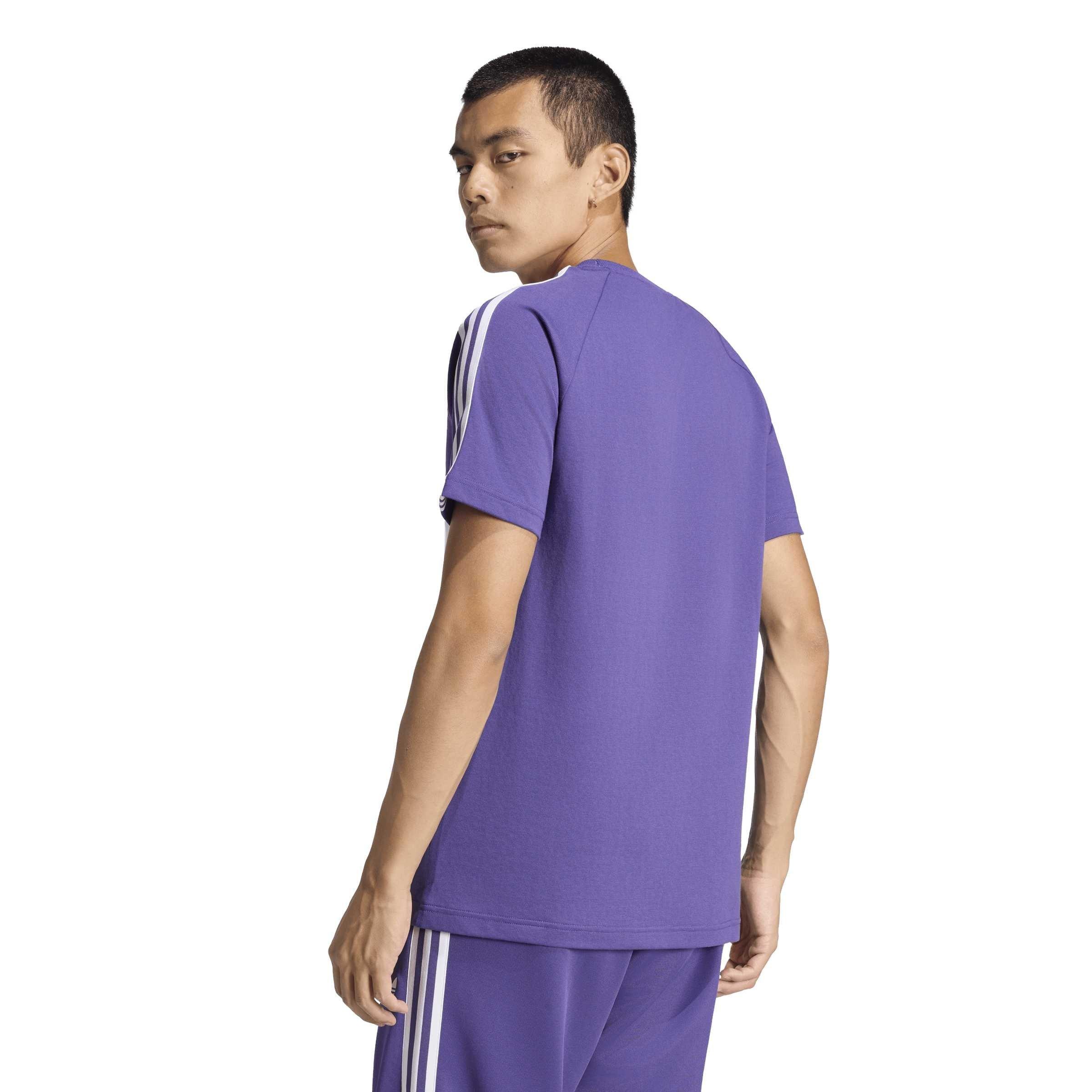 Viola/Bianco - adidas - Men's OG Real Madrid Cotton Short-Sleeve T-Shirt - 3