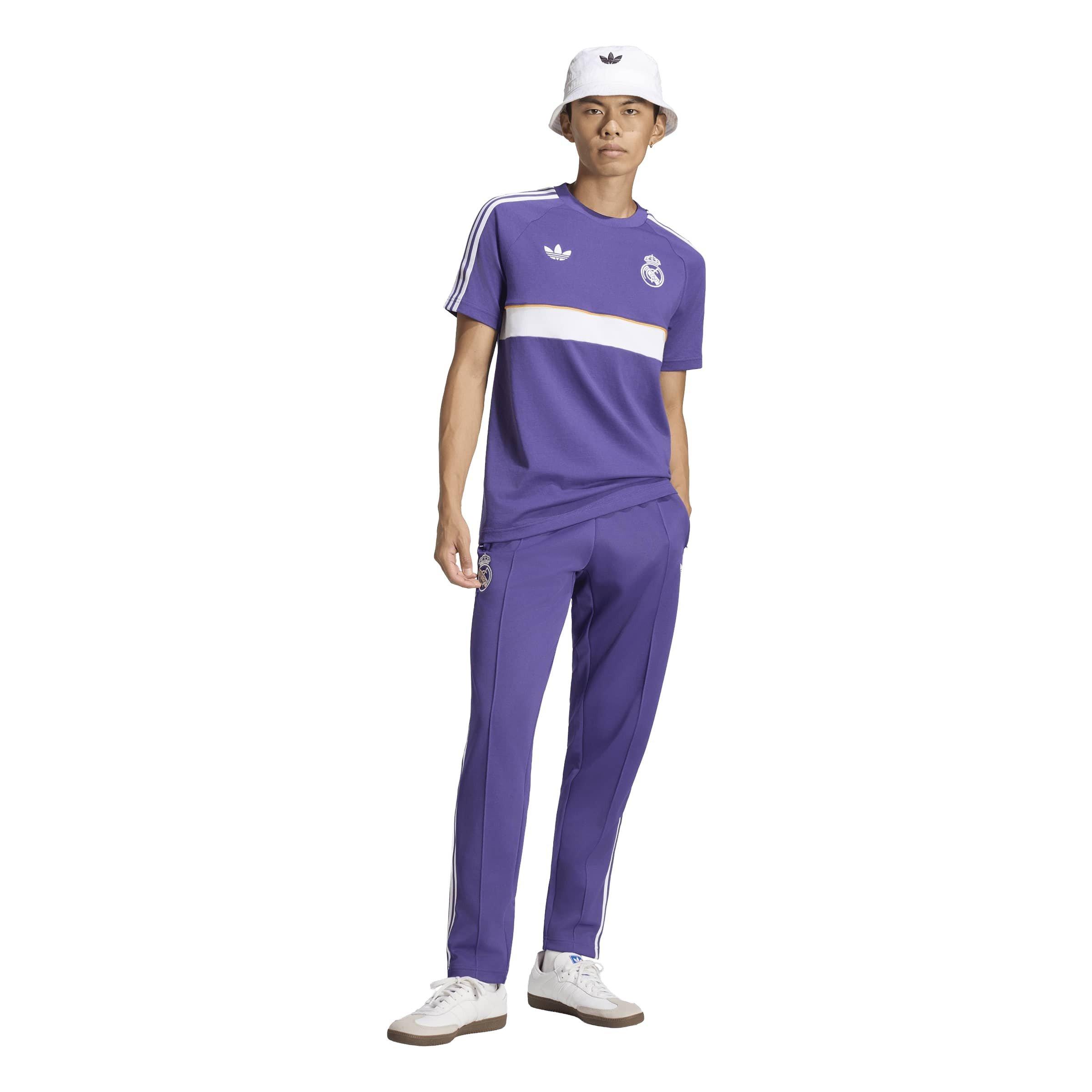 Viola/Bianco - adidas - Men's OG Real Madrid Cotton Short-Sleeve T-Shirt - 6