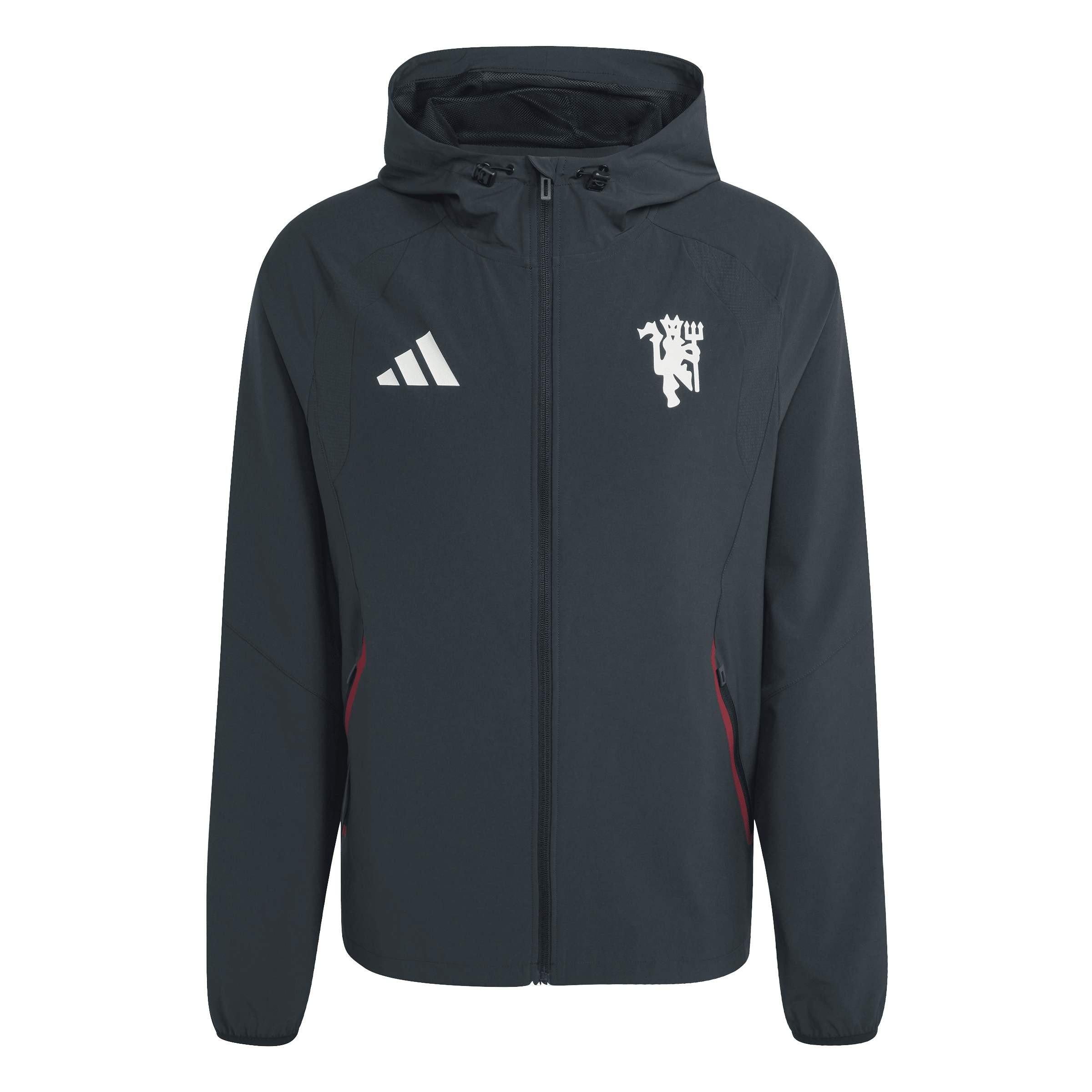 Marineblauw/Wit - adidas - Manchester United Tiro Jacket Mens - 1