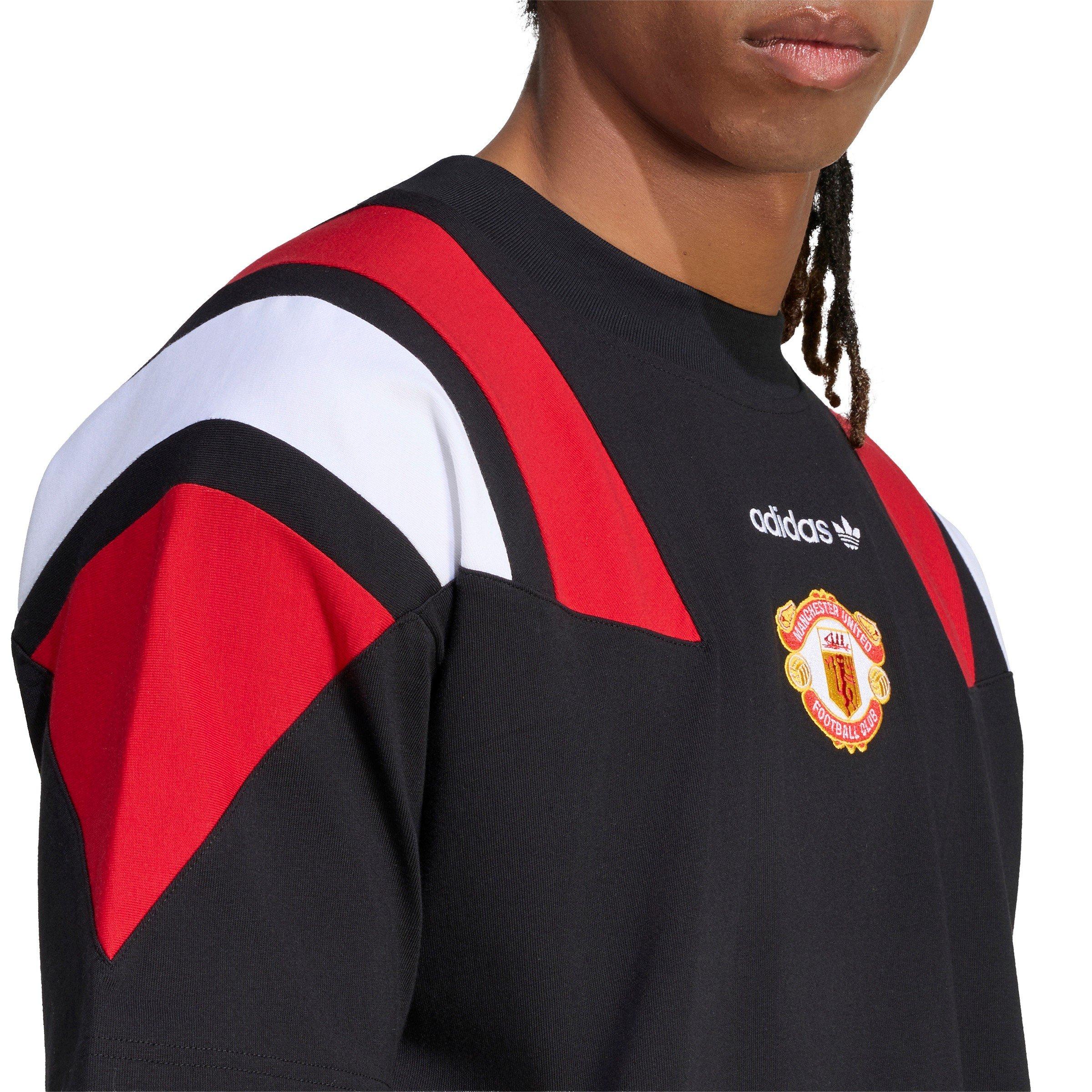 Sort/Rød - adidas - Manchester United EQT T-Shirt Mens - 4