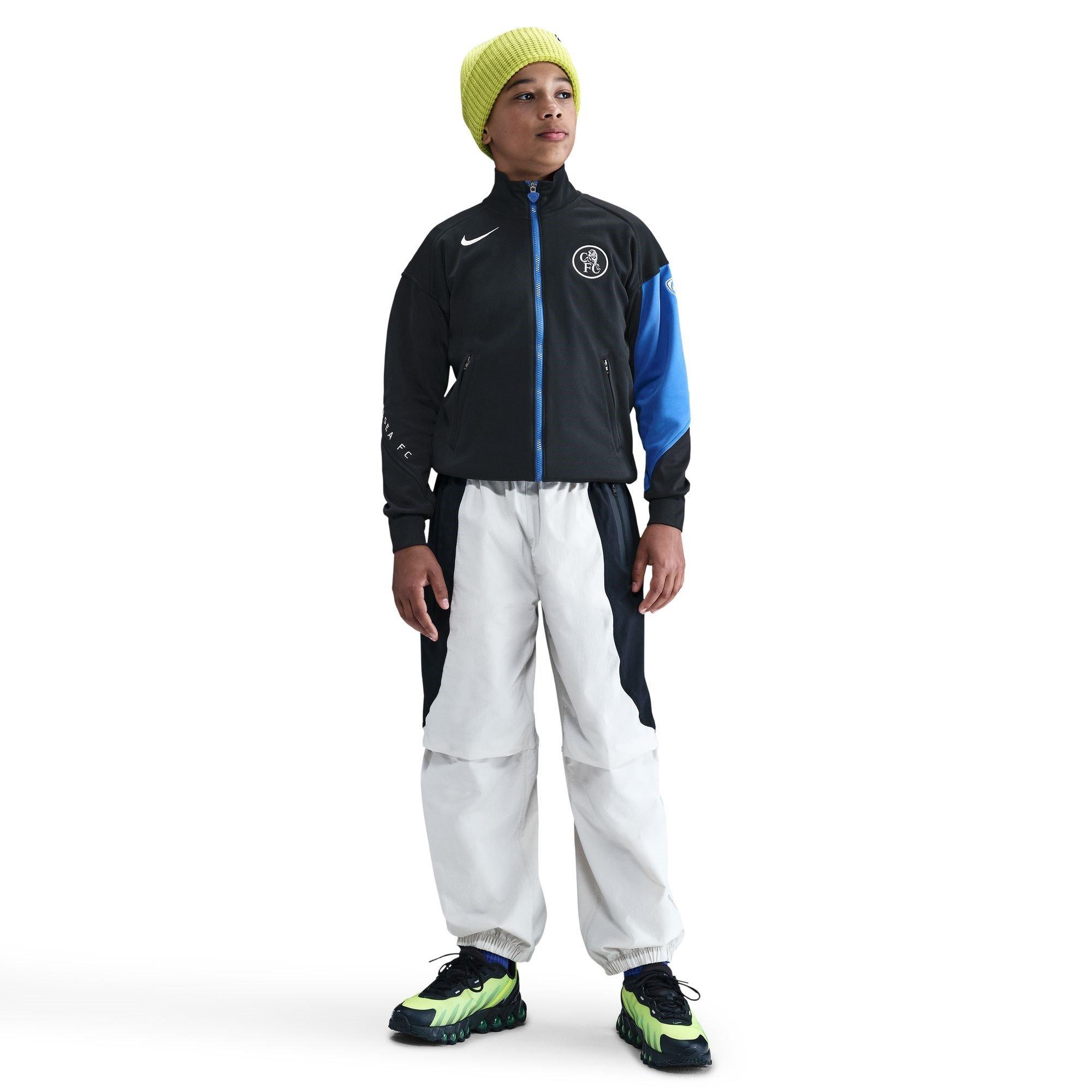 Black/Blue - Nike - Chelsea Anthem Jacket 2025 2026 Juniors - 3