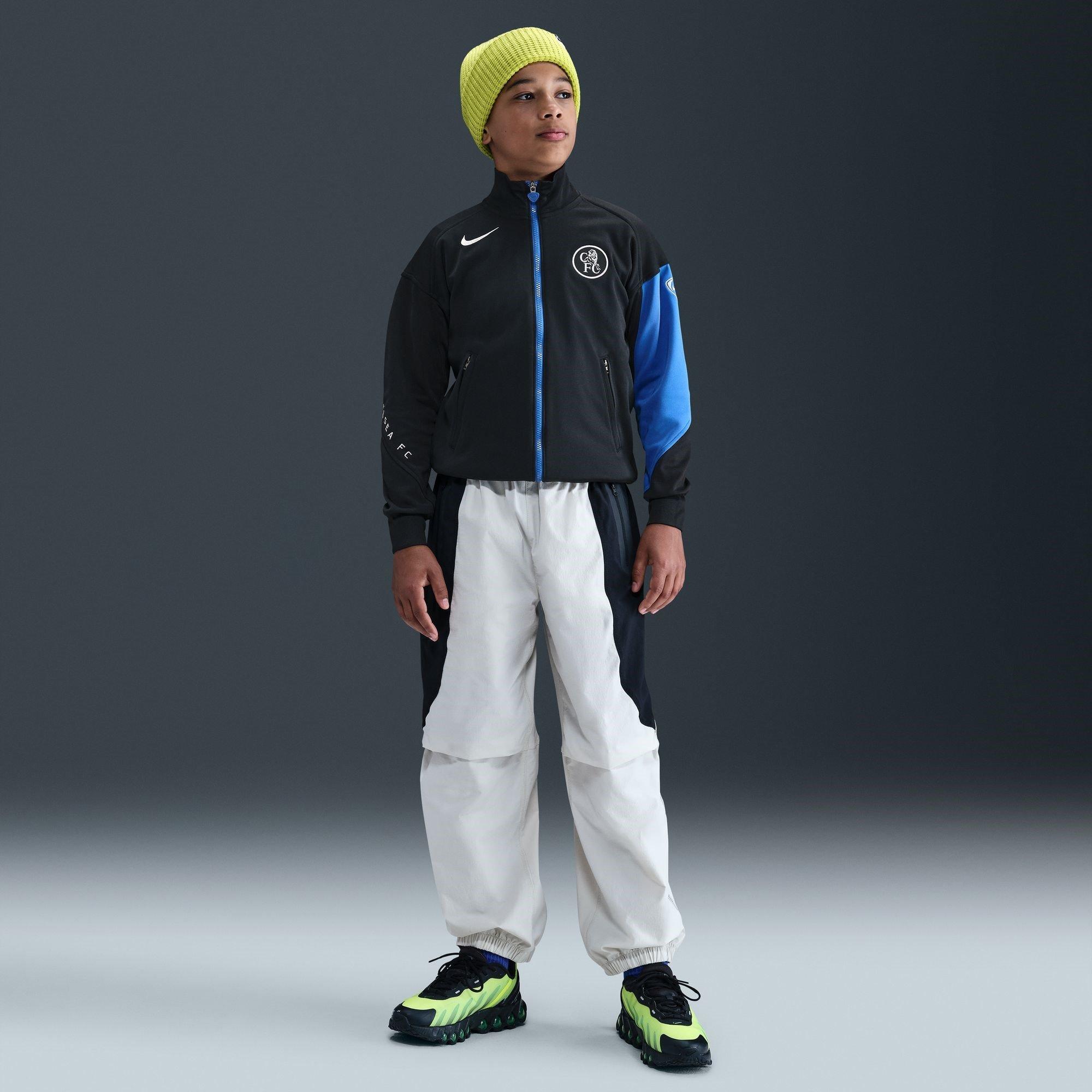 Black/Blue - Nike - Chelsea Anthem Jacket 2025 2026 Juniors - 7