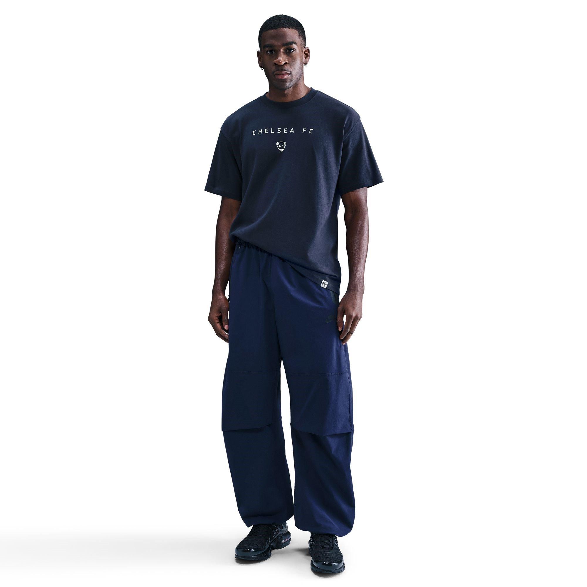 Blue - Nike - Chelsea T90 Wordmark T-Shirt Mens - 5