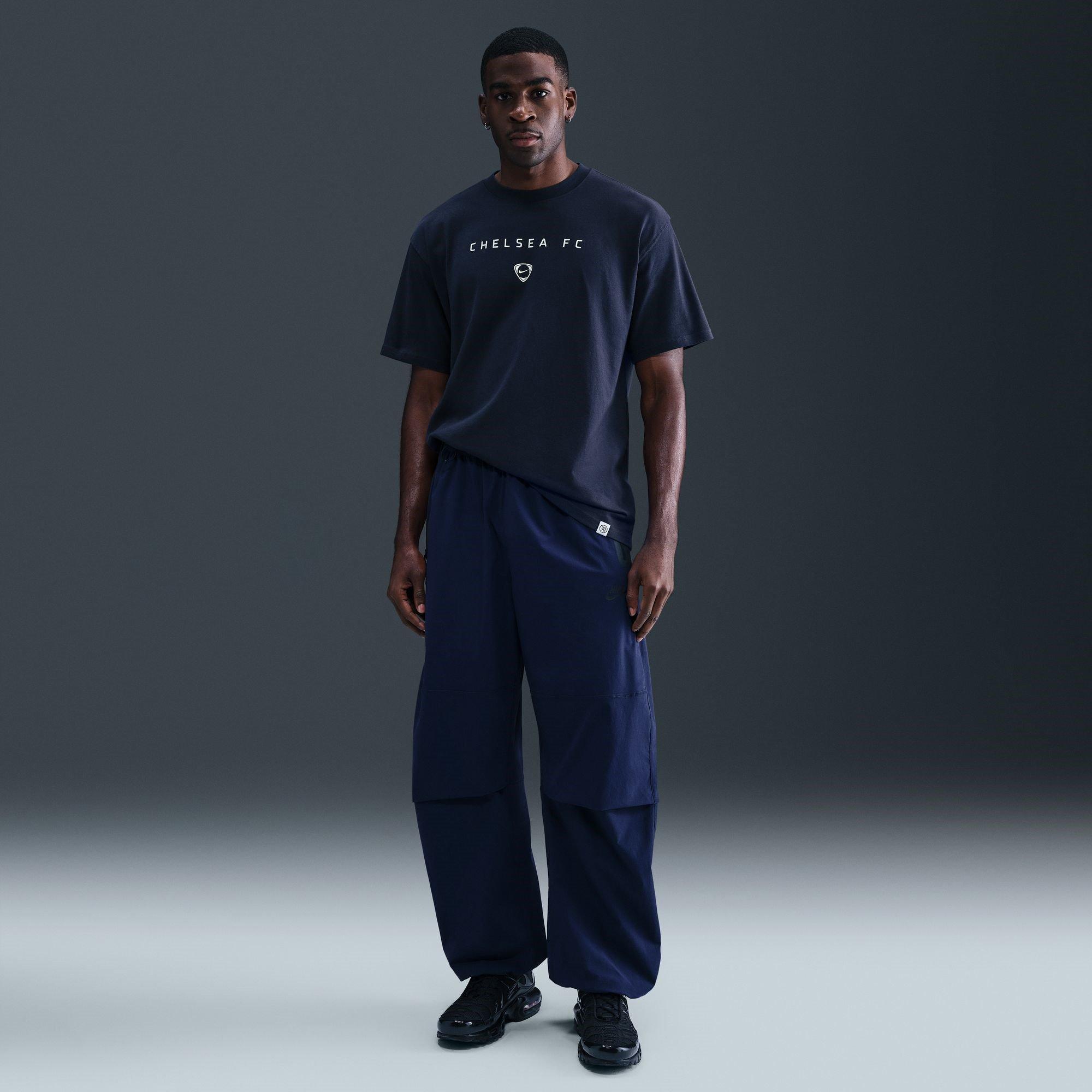 Blue - Nike - Chelsea T90 Wordmark T-Shirt Mens - 7