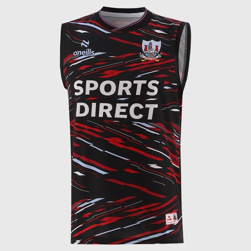Black/Red/Wht - ONeills - Kids' Cork Short Sleeve GAA Training Top - 1