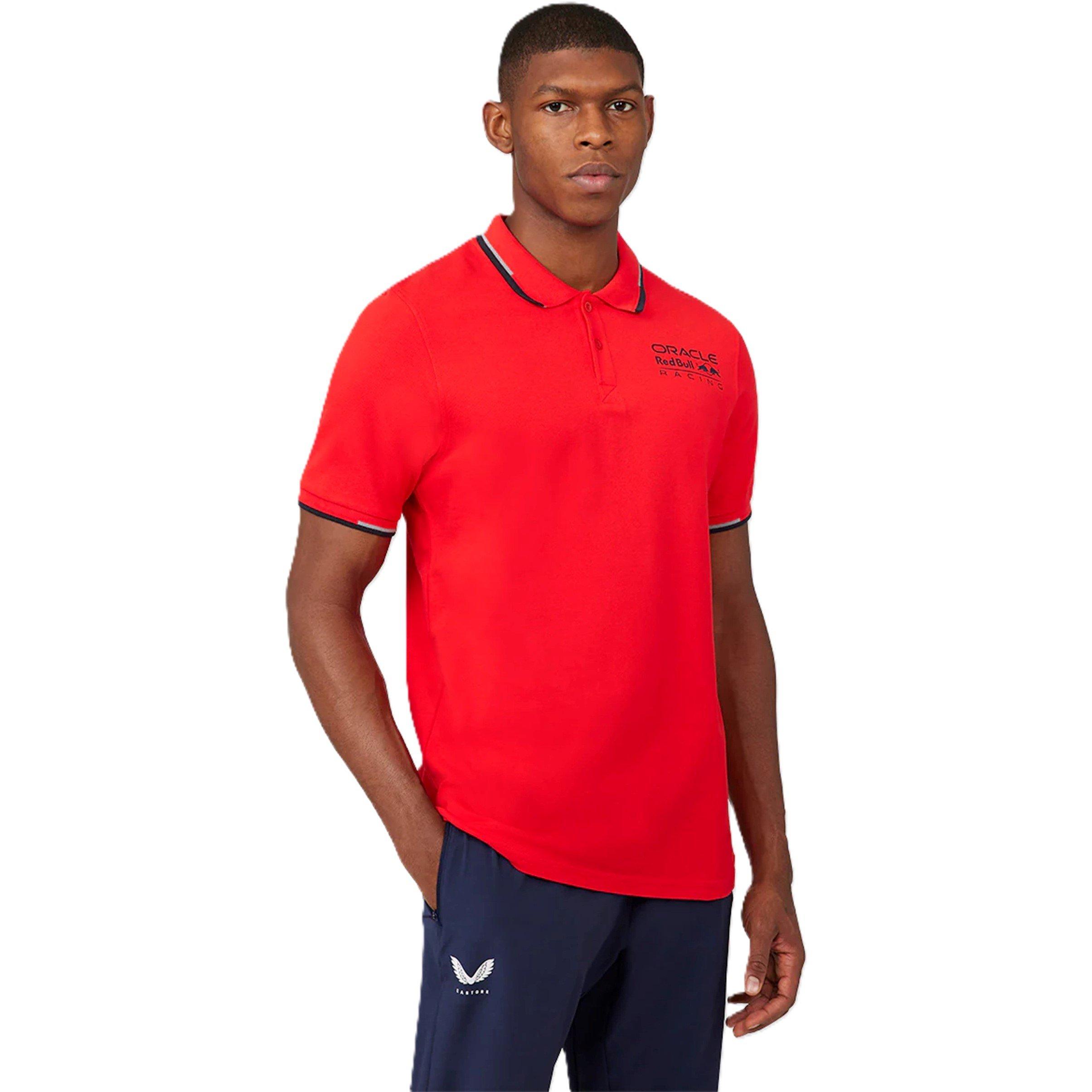 Castore  Adults Licensed Polo Shirt - Flame Scarlet - XL