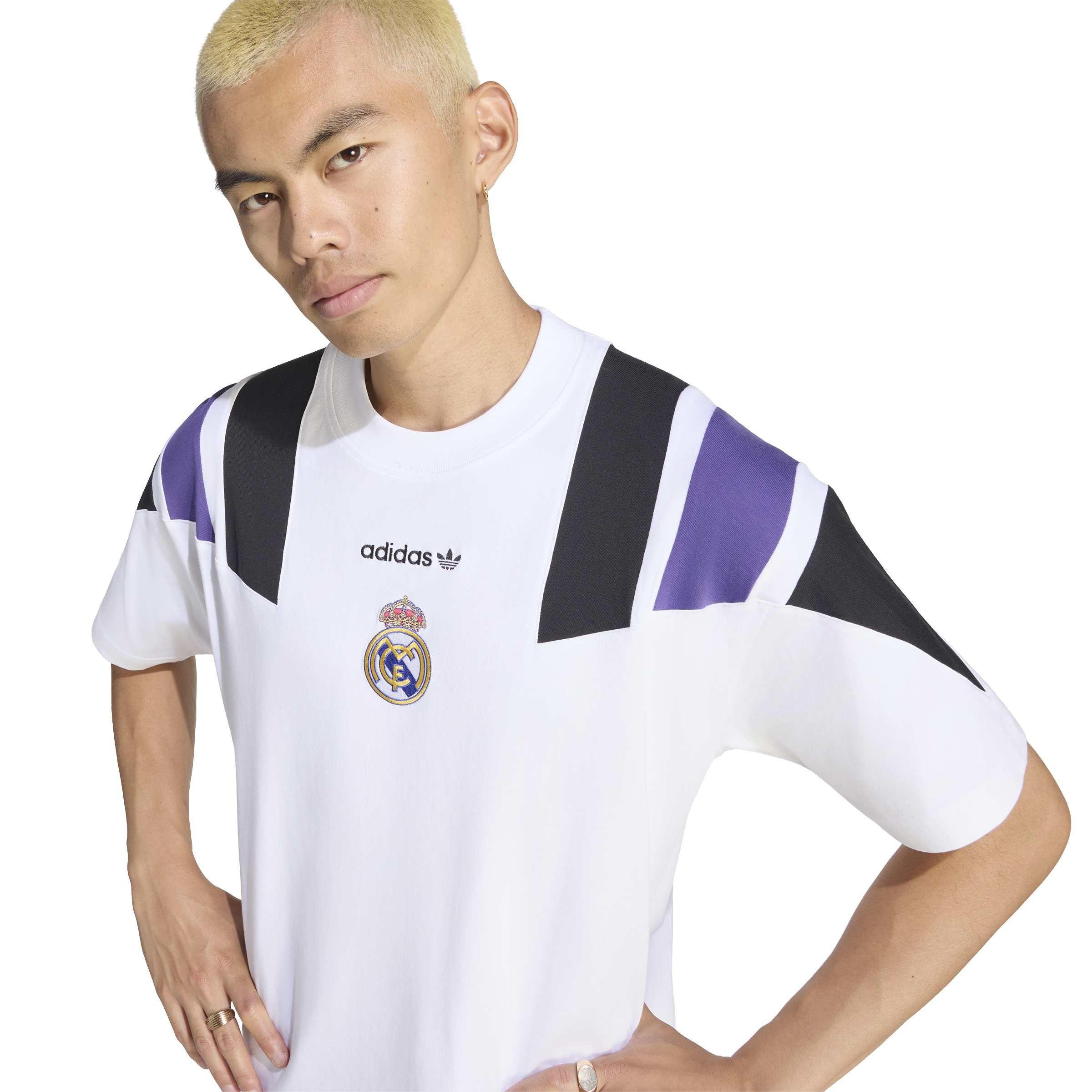 Black/White - adidas - Real Madrid EQT T-Shirt Mens - 4