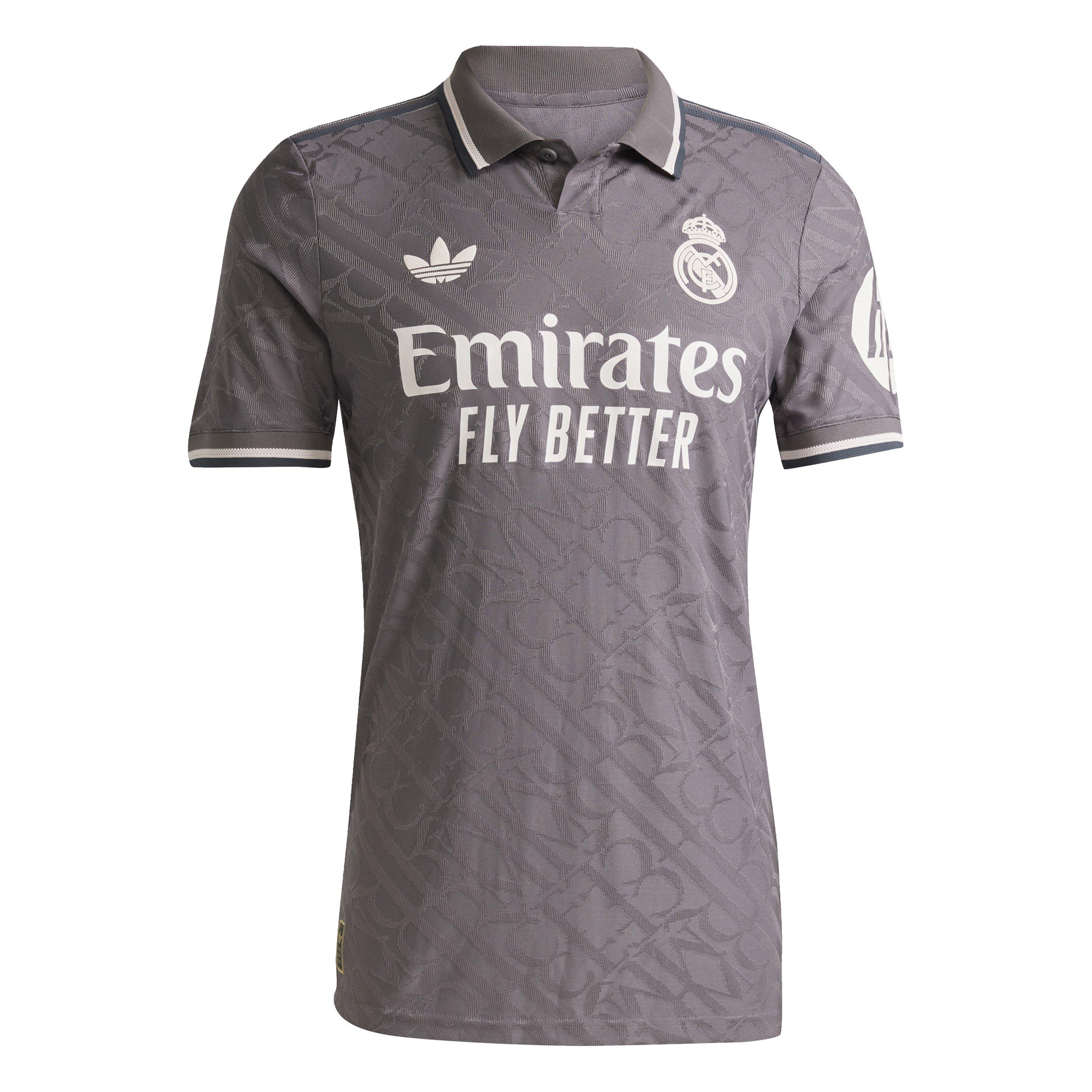 Charcoal - adidas - Mens adidas Real Madrid Authentic Third Shirt 24/25 - 1