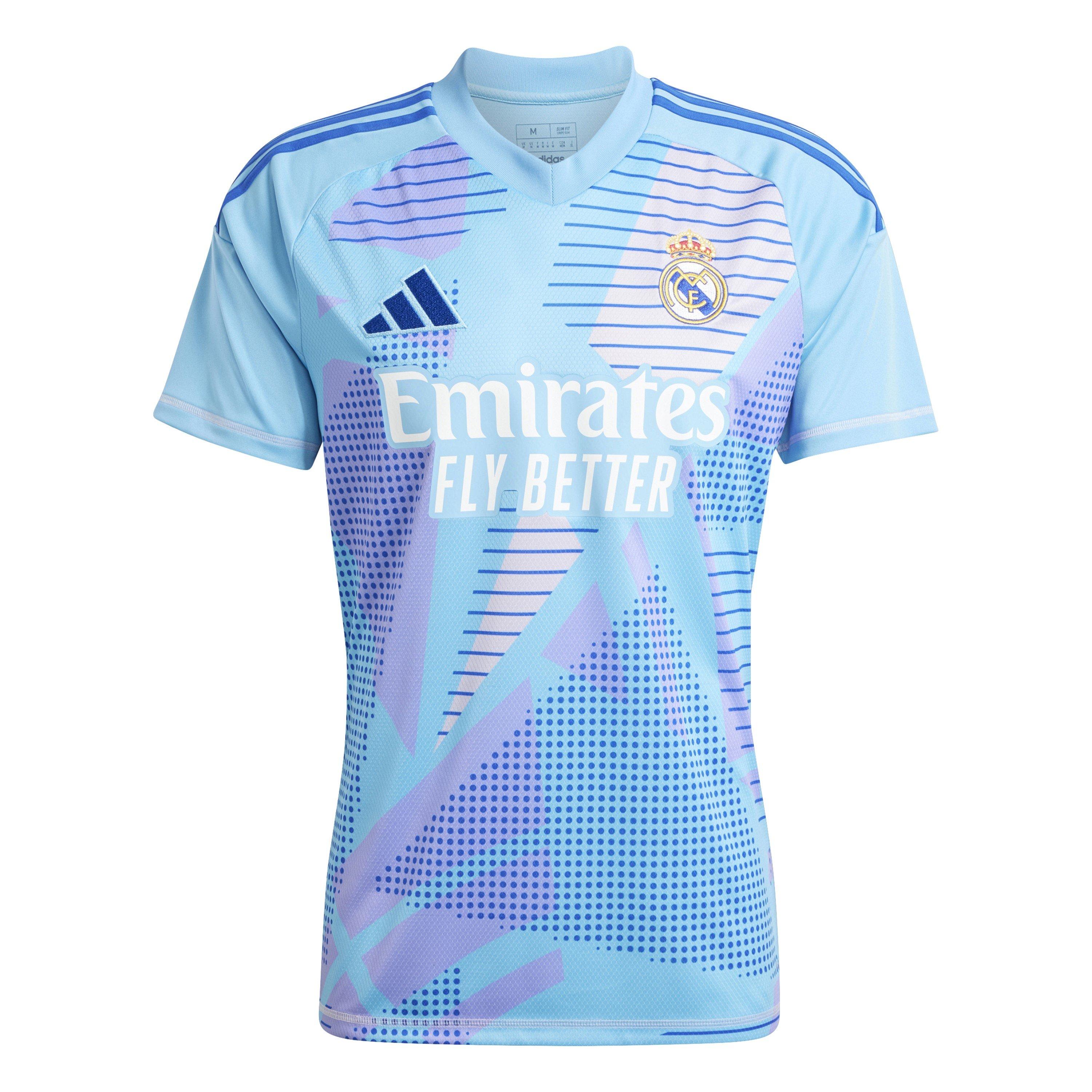 Adidas Men's Real H Gk Jsy T-Shirt - Semi Blue Burst - M