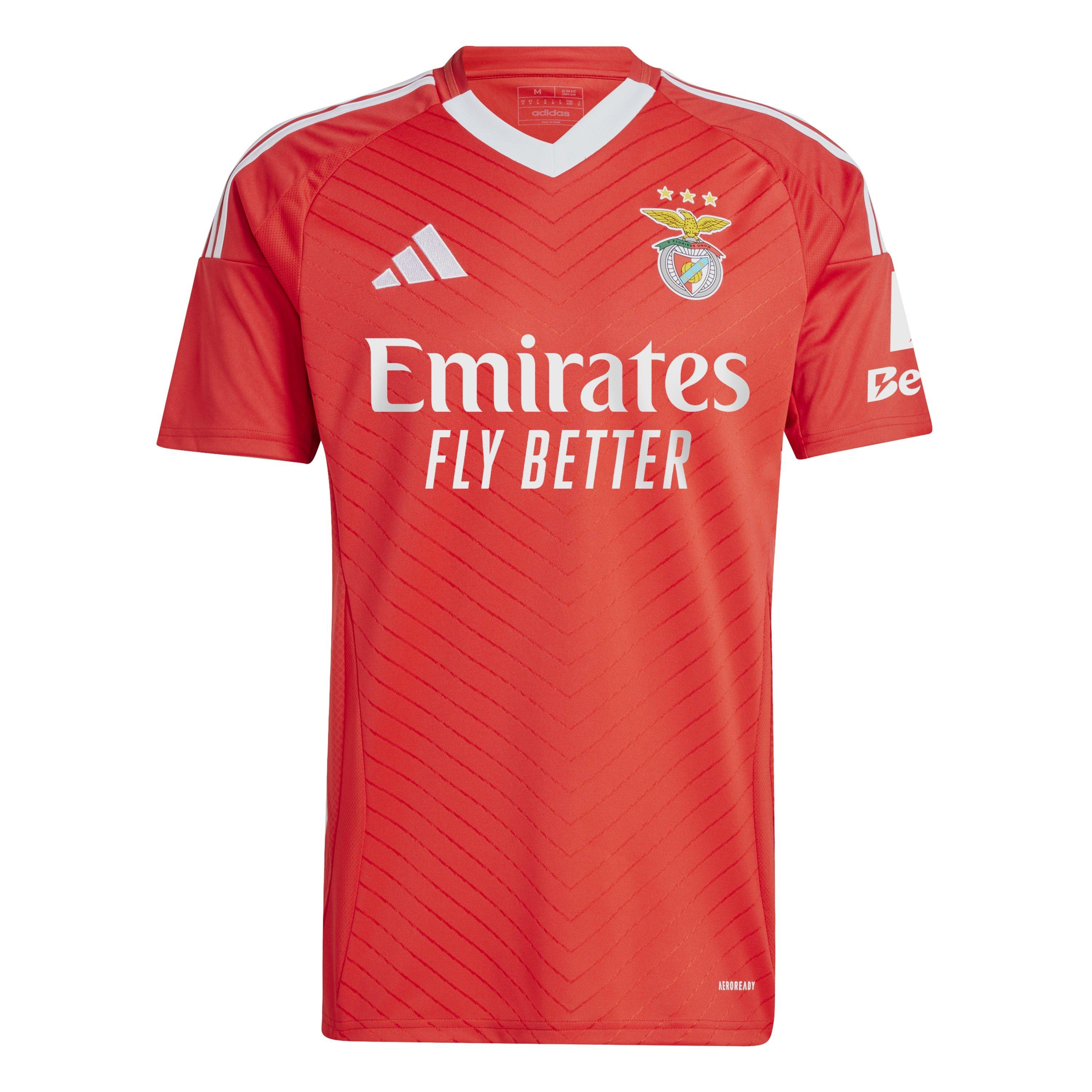 Adidas Men's Benfica Home Shirt 24/25 - Benred - M