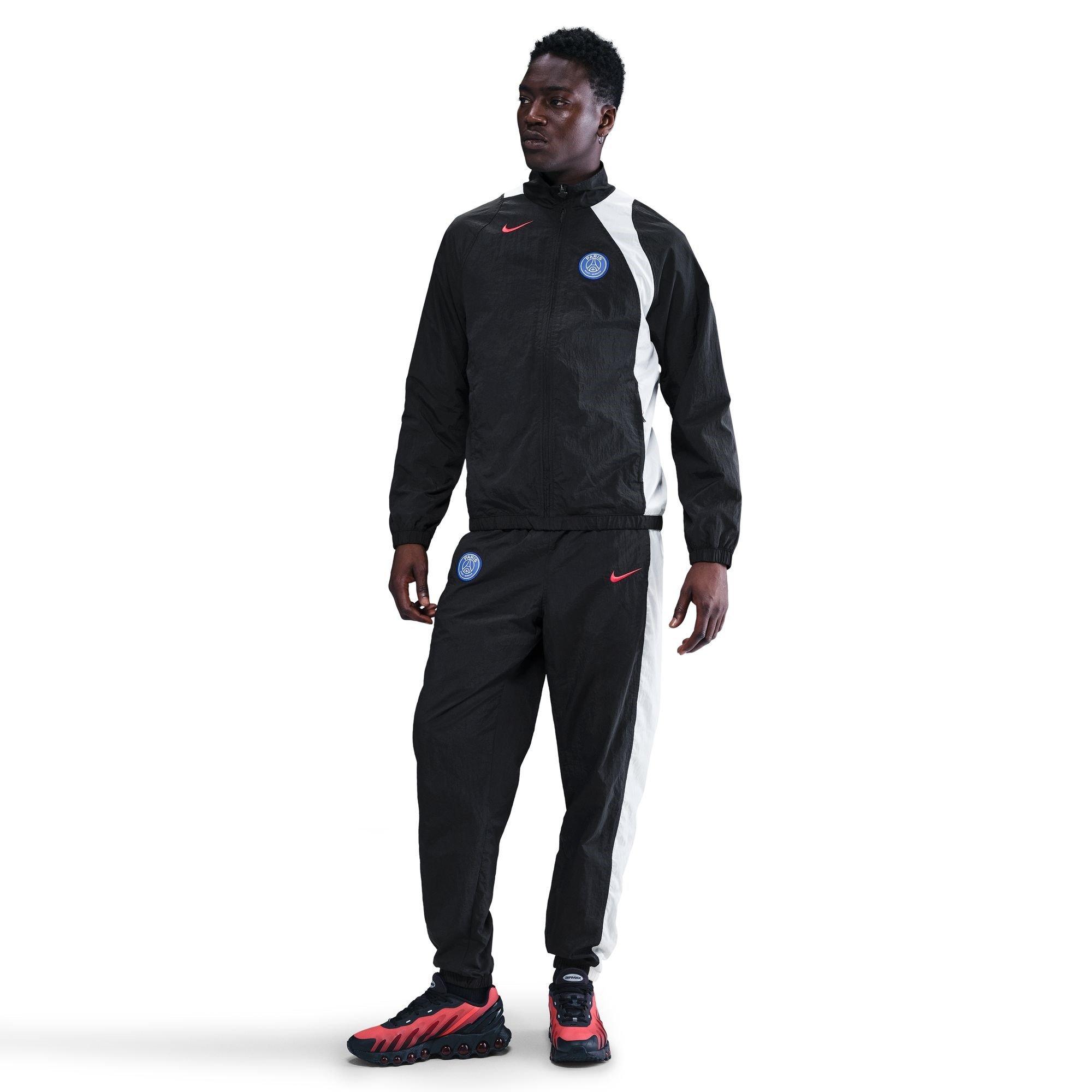 Black/White - Nike - PSG T90 Tracksuit Jacket Mens - 3