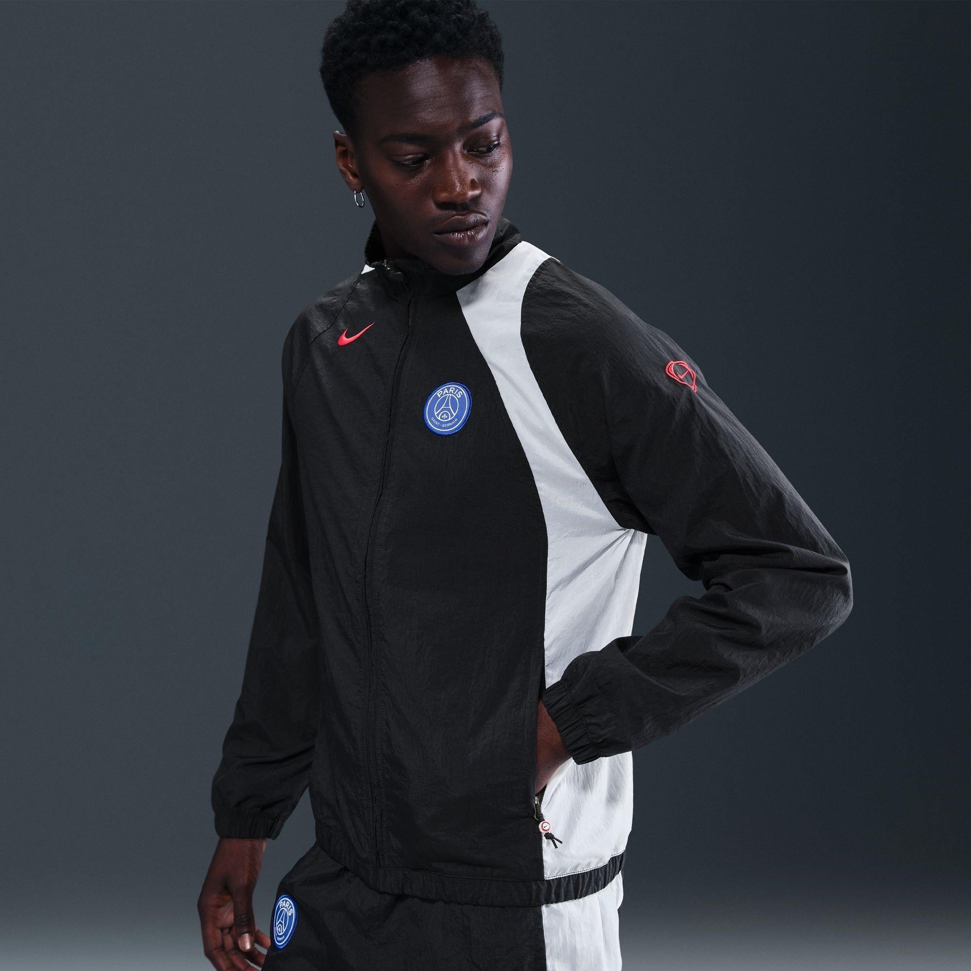 Black/White - Nike - PSG T90 Tracksuit Jacket Mens - 6