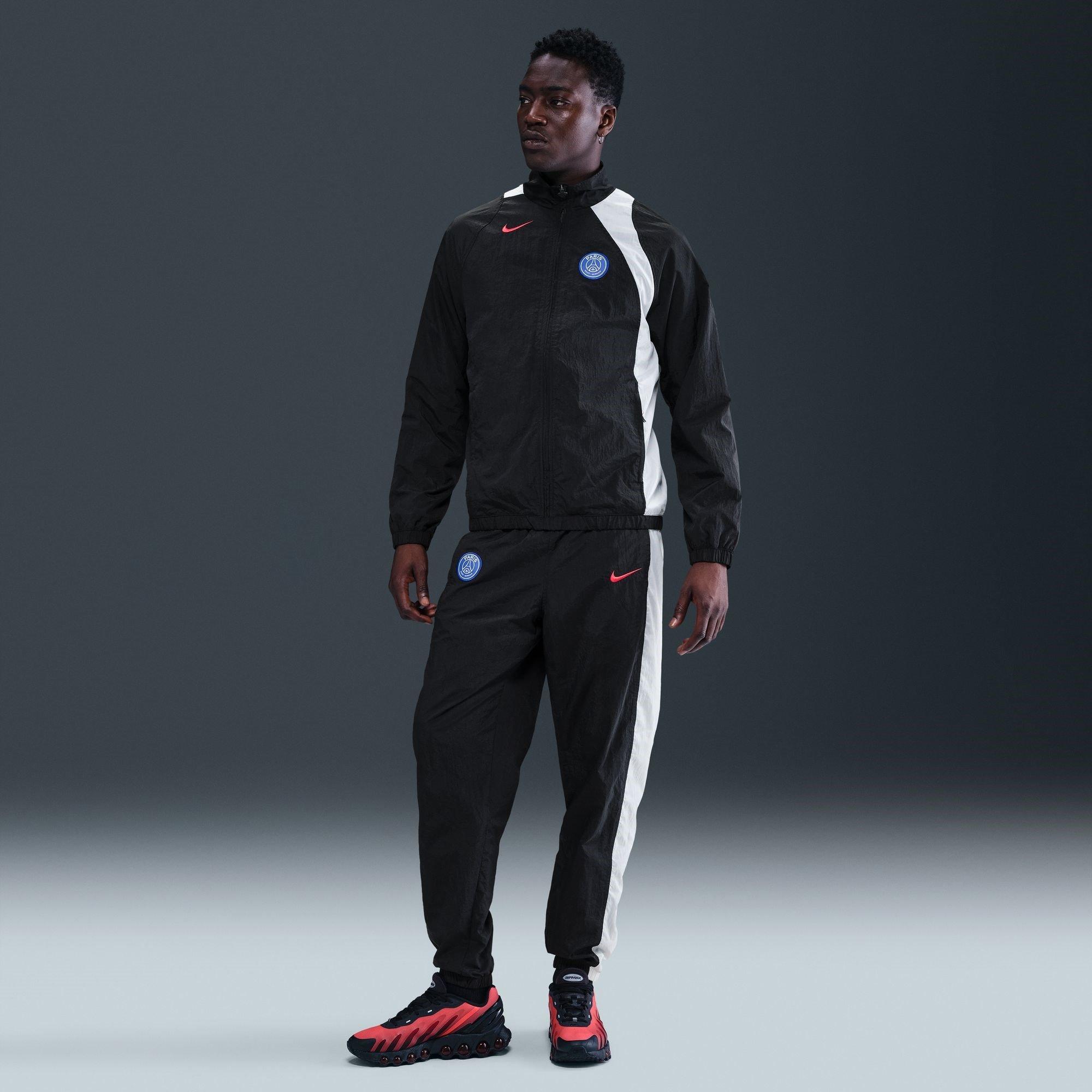 Black/White - Nike - PSG T90 Tracksuit Jacket Mens - 7