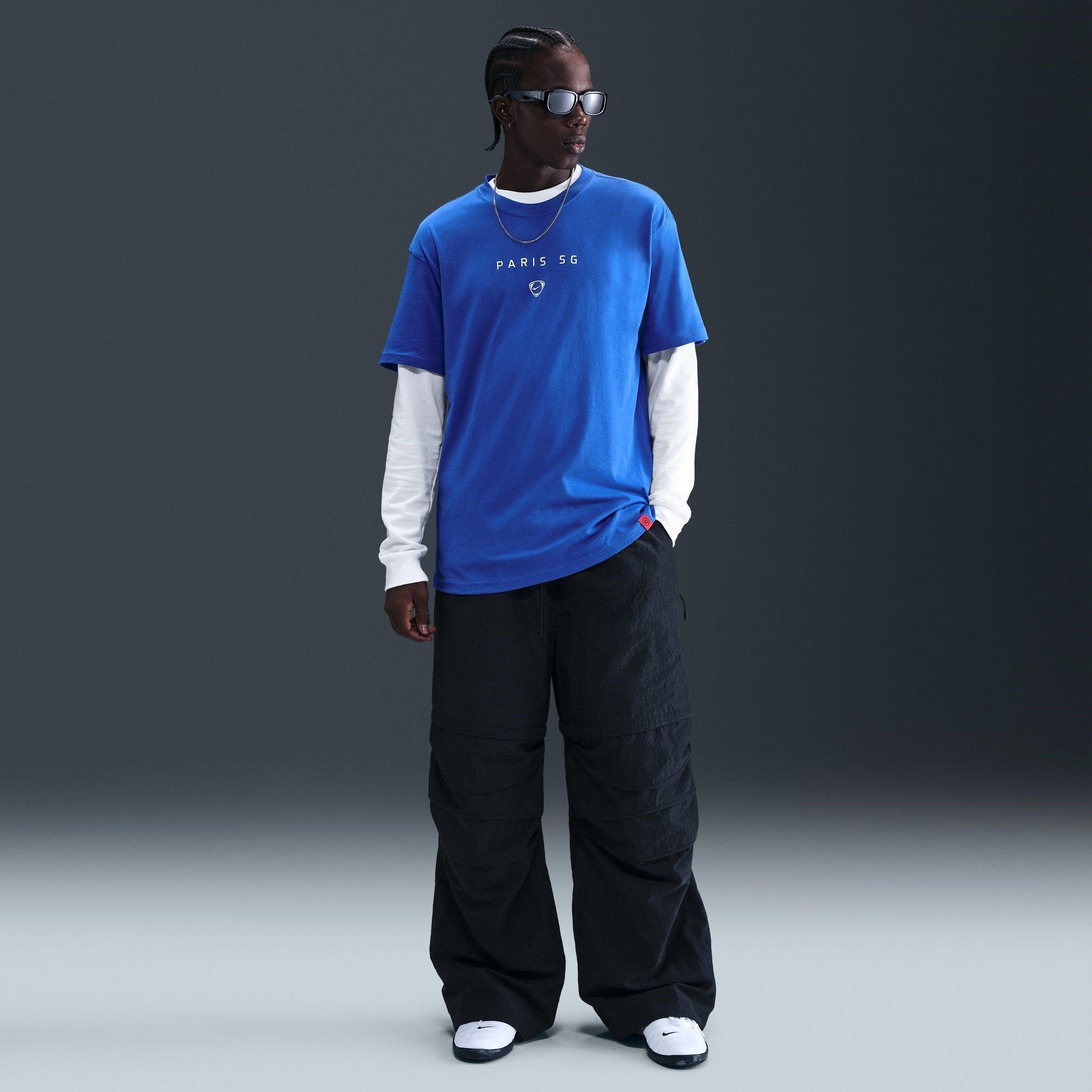 Blue - Nike - PSG T90 Wordmark T-Shirt Mens - 7