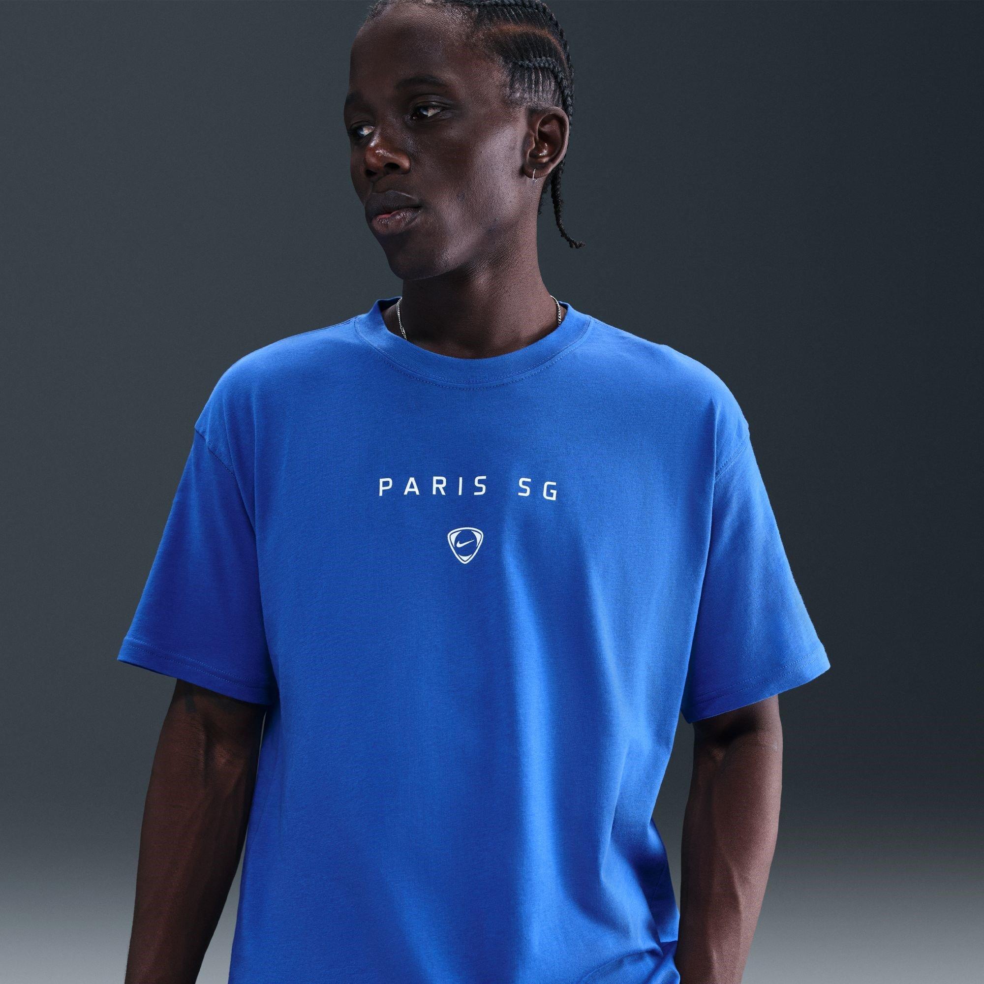 Blue - Nike - PSG T90 Wordmark T-Shirt Mens - 10