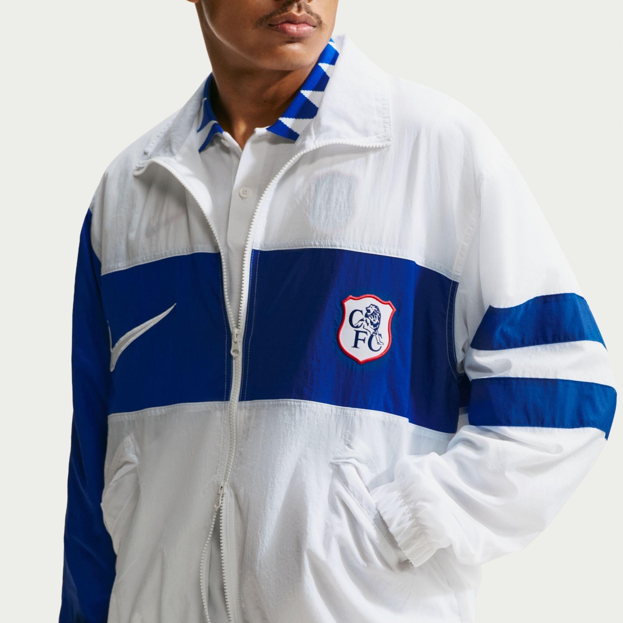 Blanc/Bleu - Nike - Chelsea Anthem Jacket 2026/27 Mens - 3