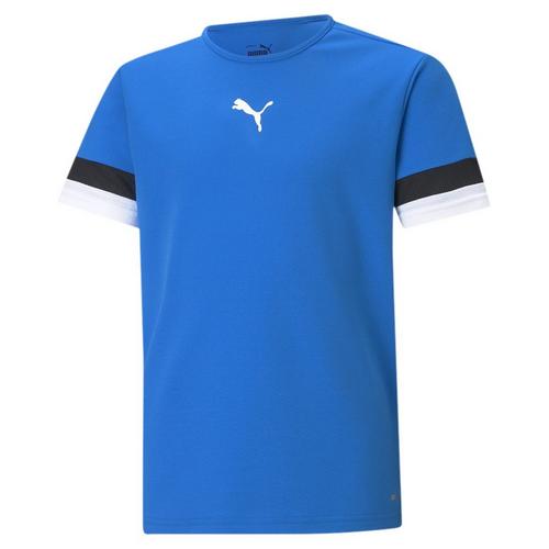 Blue-Lemon/Blk - Puma - Team Rise Juniors Football T Shirt - 1