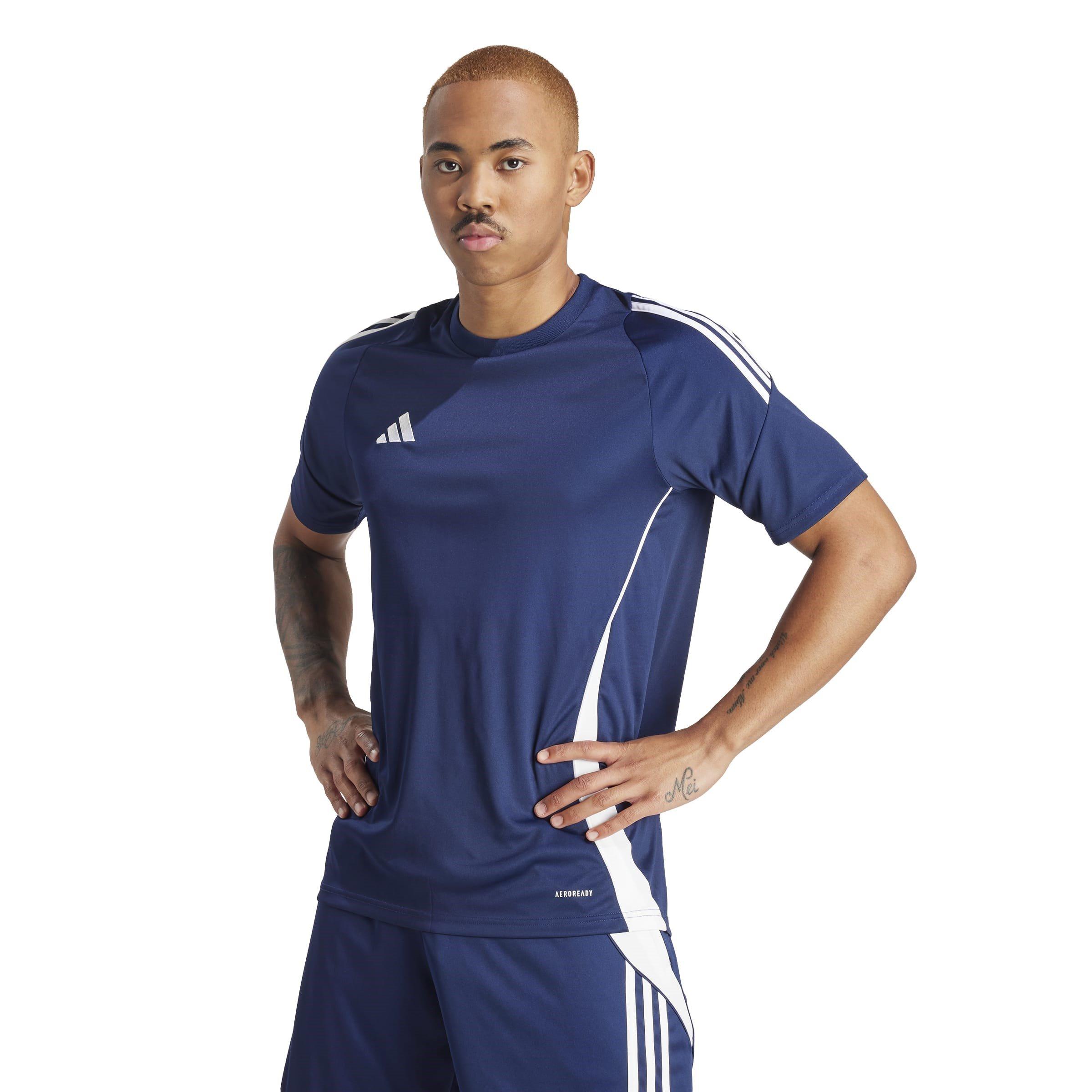 Navy Blue/White - adidas - Tiro 24 Mens Jersey - 4