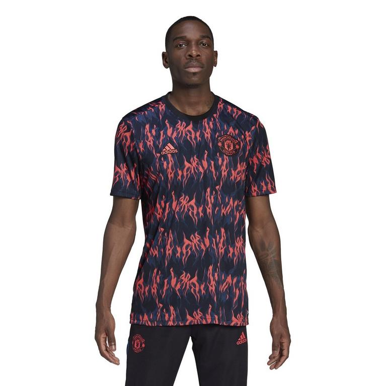 Noir/Rouge Électrique - adidas - Topman Ljusbeige sweatshirt med dragkedja vid halsen - 3