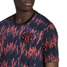 Noir/Rouge Électrique - adidas - Topman Ljusbeige sweatshirt med dragkedja vid halsen - 6