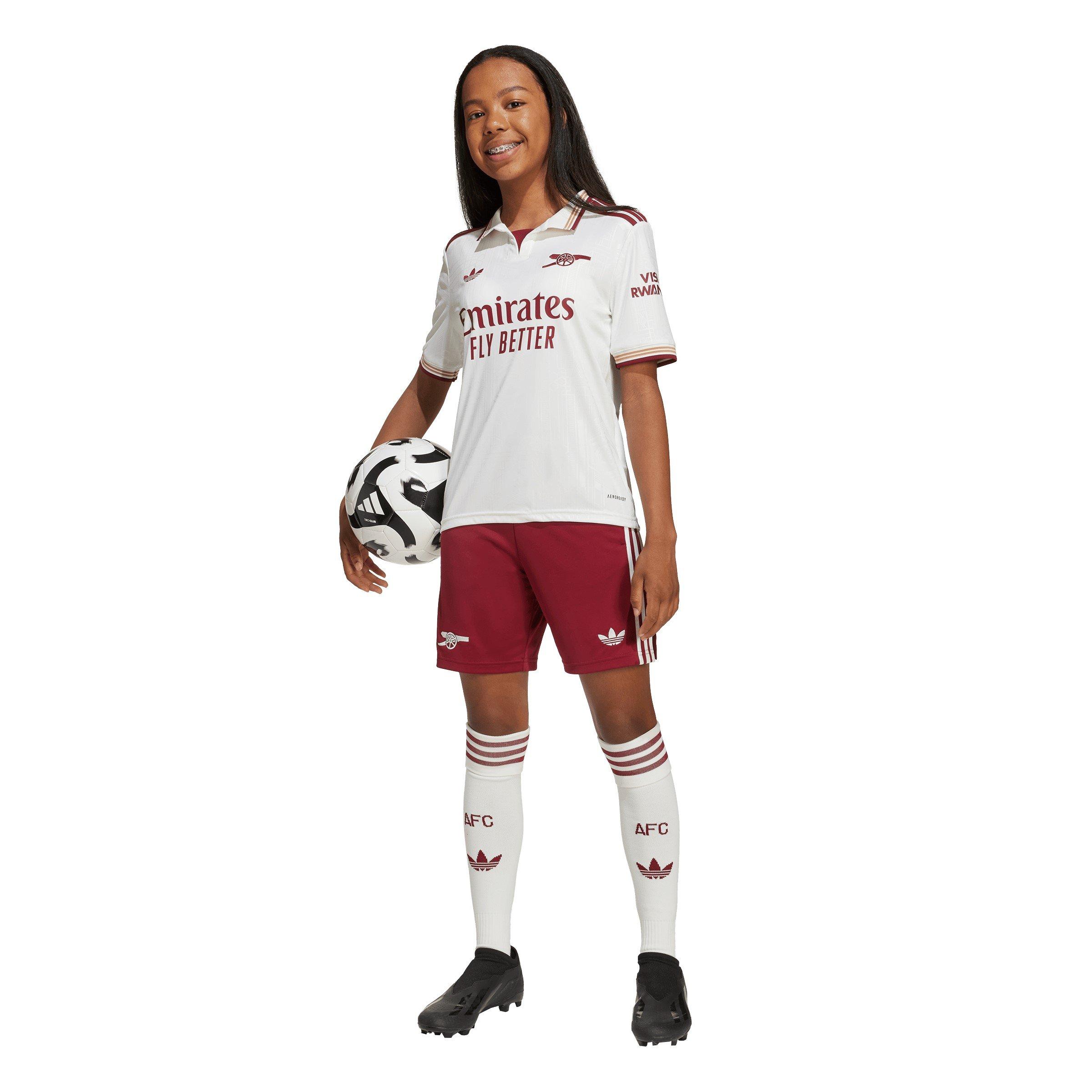 Rød/Hvid - adidas - Arsenal Third Shorts 2025 2026 Juniors - 7