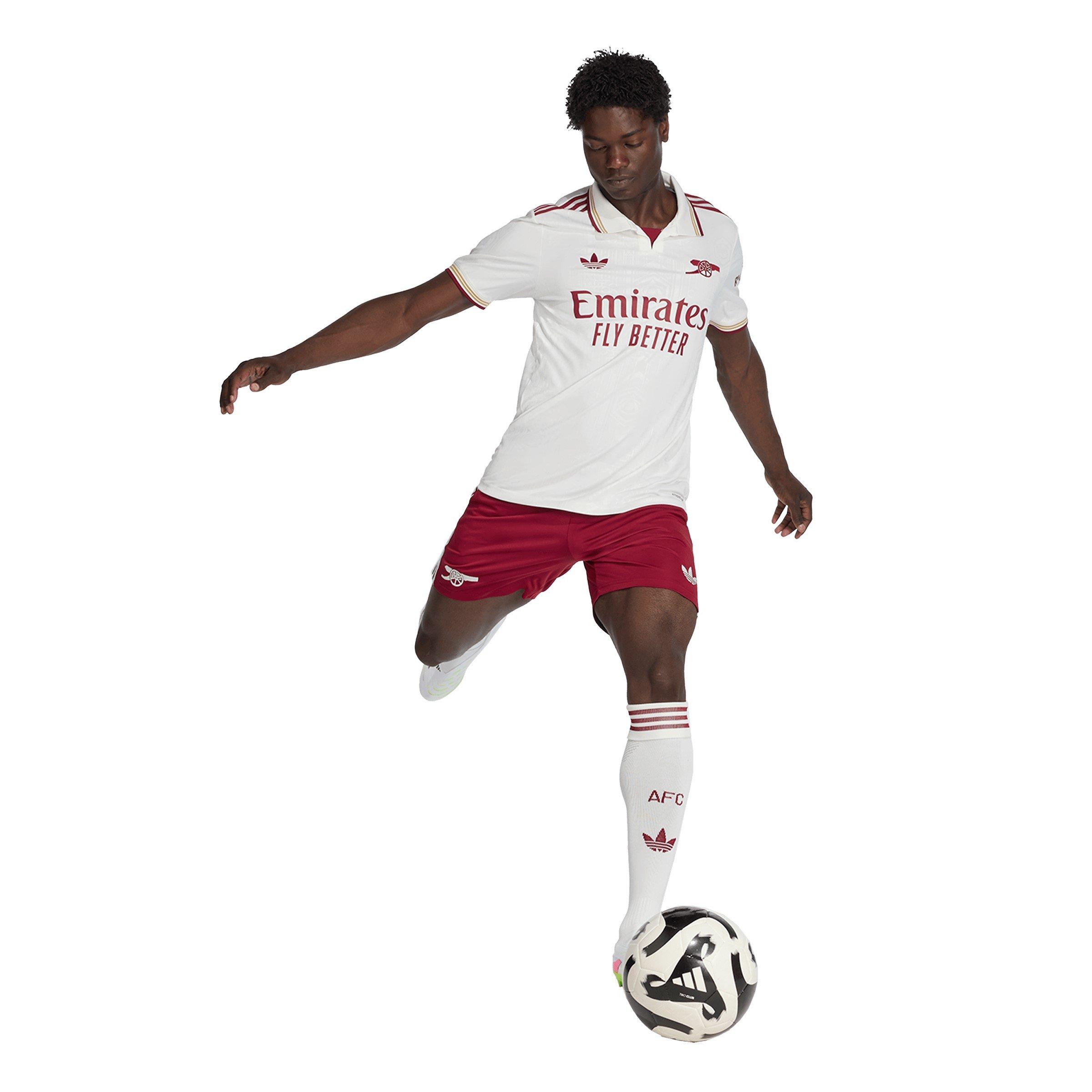 Red/White - adidas - Arsenal Third Shorts 2025 2026 Adults - 4