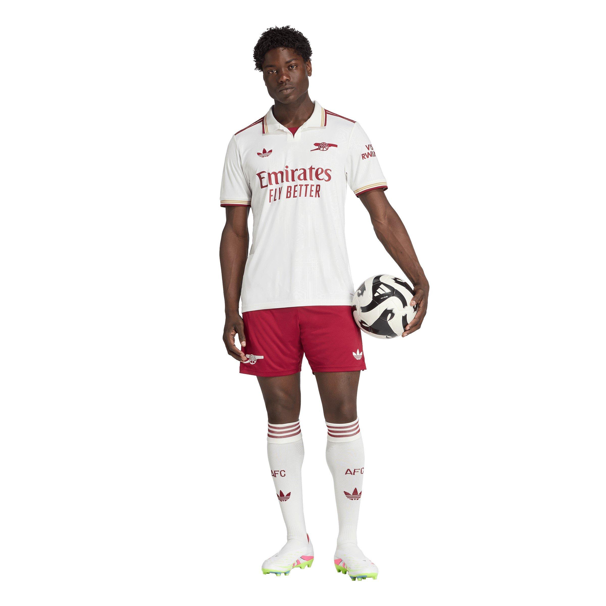 Red/White - adidas - Arsenal Third Shorts 2025 2026 Adults - 7