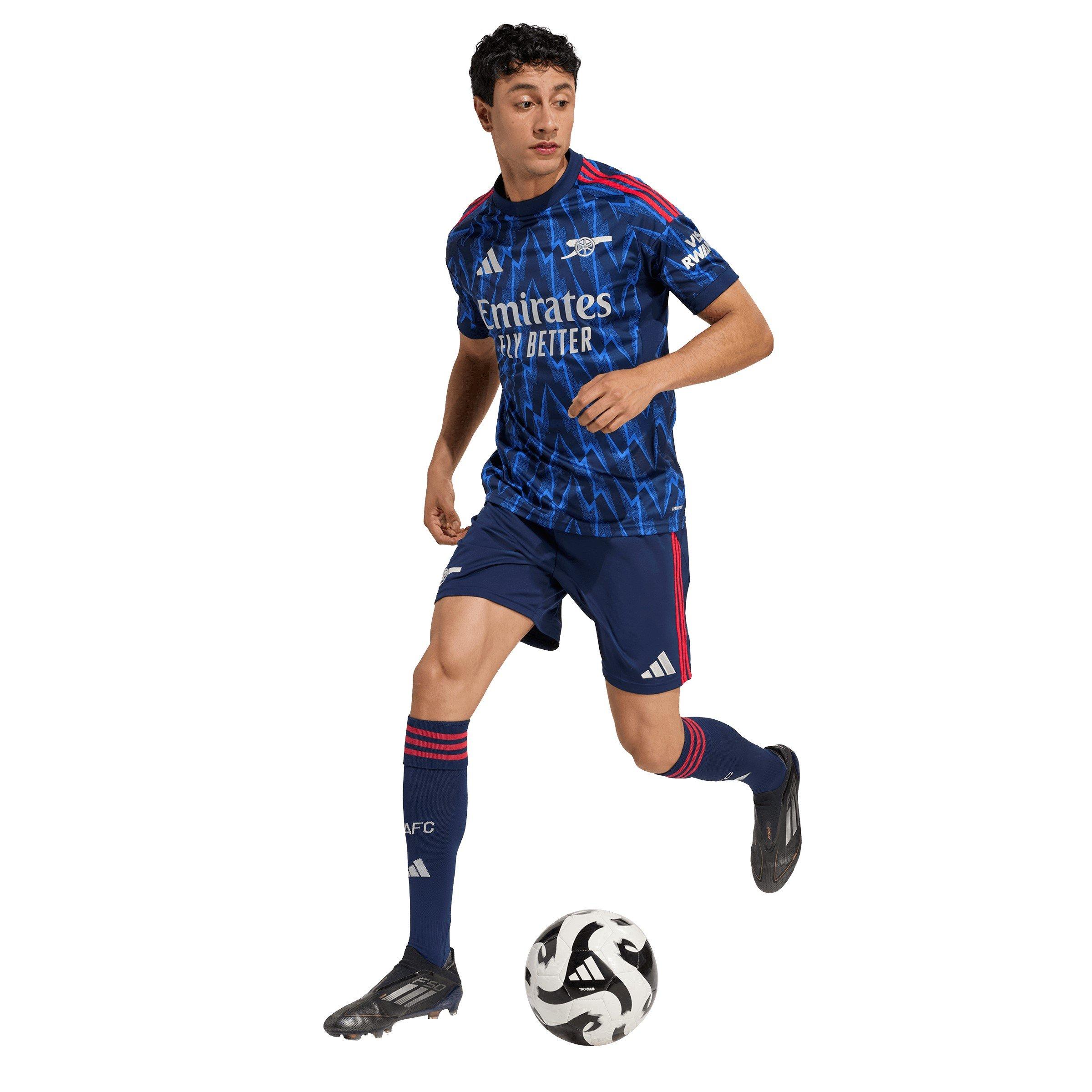 Blue/Grey - adidas - Arsenal Away Shorts 2025 2026 Adults - 4