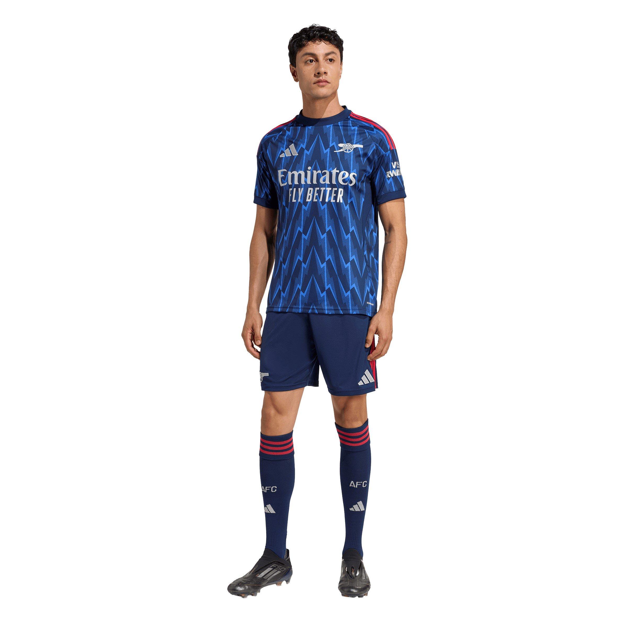 Blue/Grey - adidas - Arsenal Away Shorts 2025 2026 Adults - 7