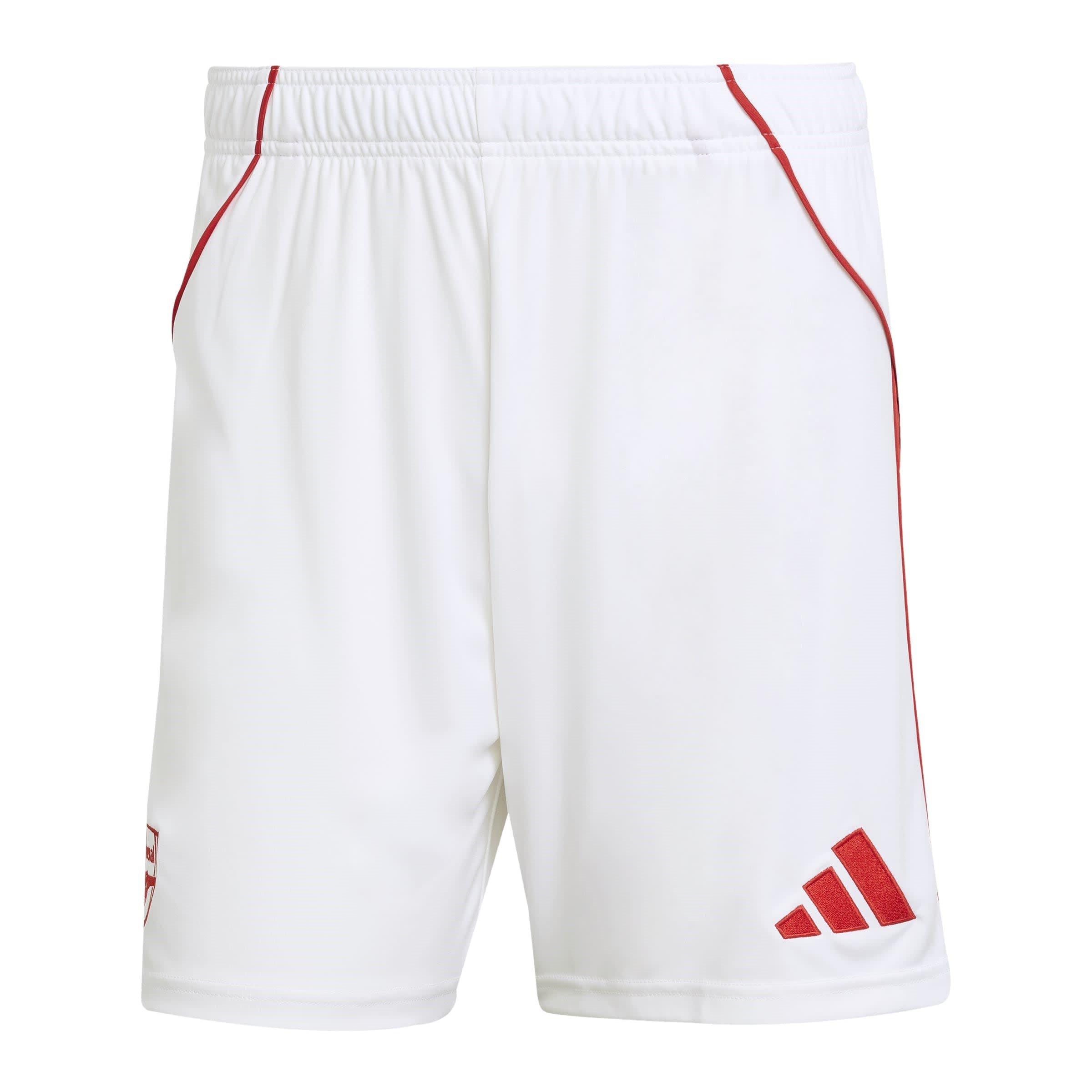 White/Red - adidas - Arsenal Home Shorts 2025 2026 Adults - 1