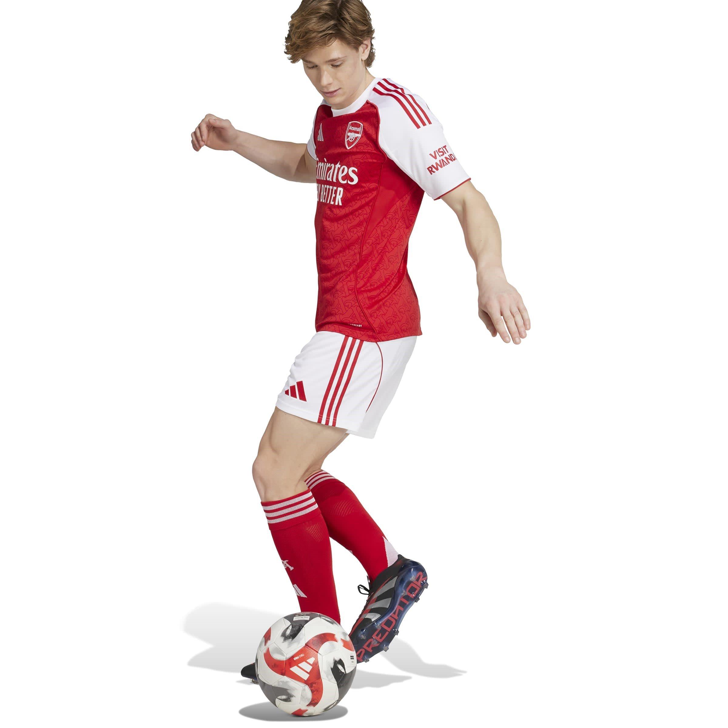 Weiß/Rot - adidas - Arsenal Home Shorts 2025 2026 Adults - 4
