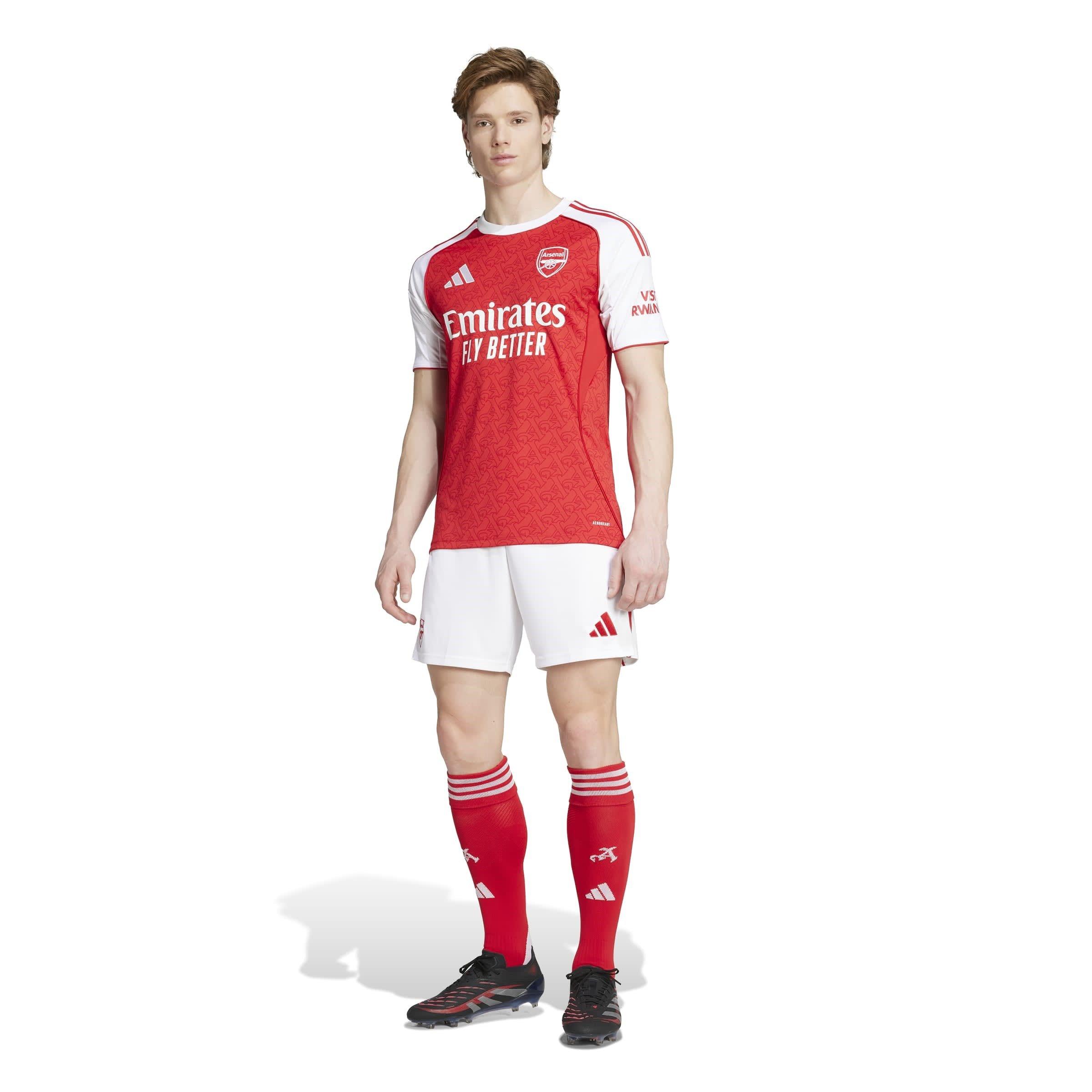 Weiß/Rot - adidas - Arsenal Home Shorts 2025 2026 Adults - 7