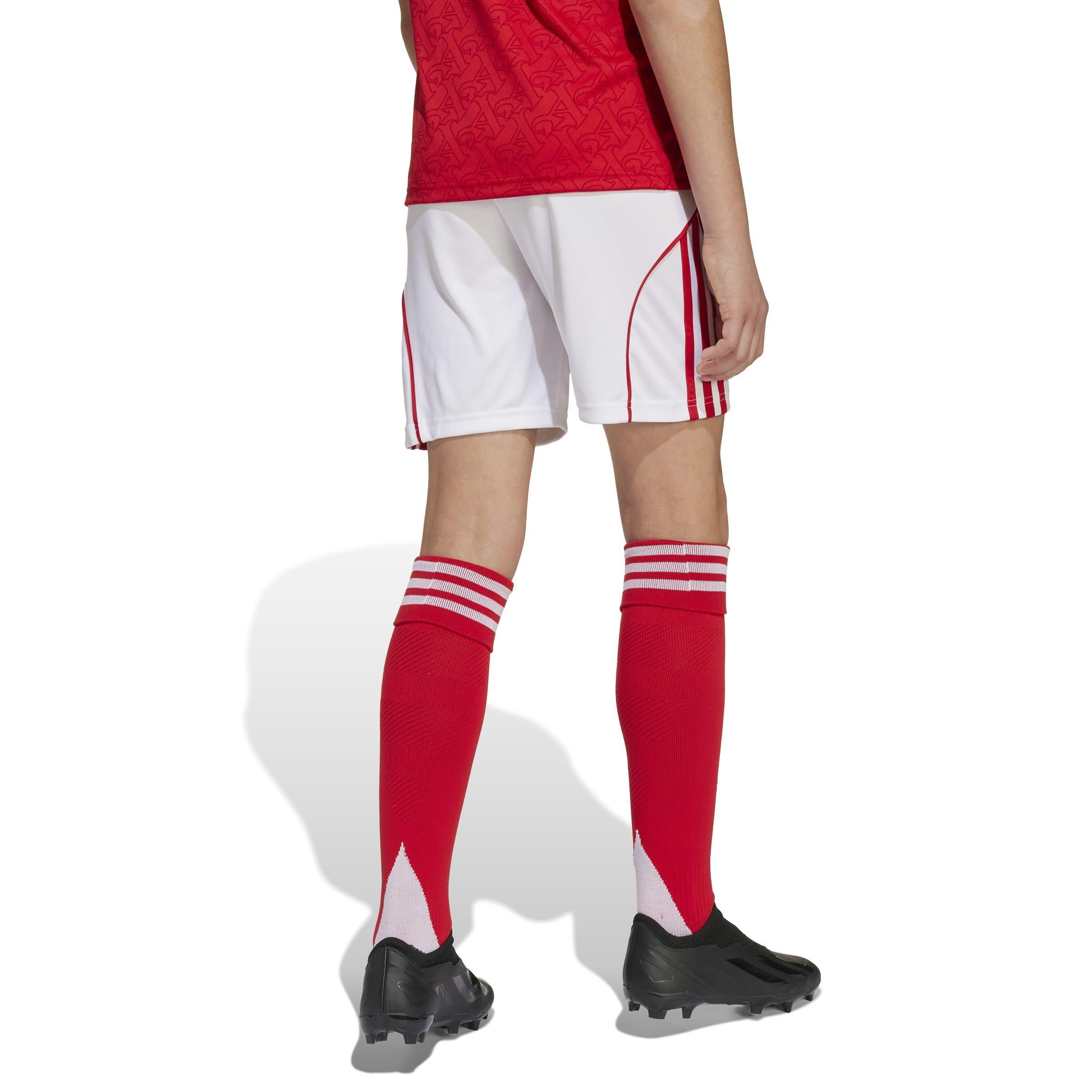 White/Red - adidas - Arsenal Home Shorts 2025 2026 Juniors - 5