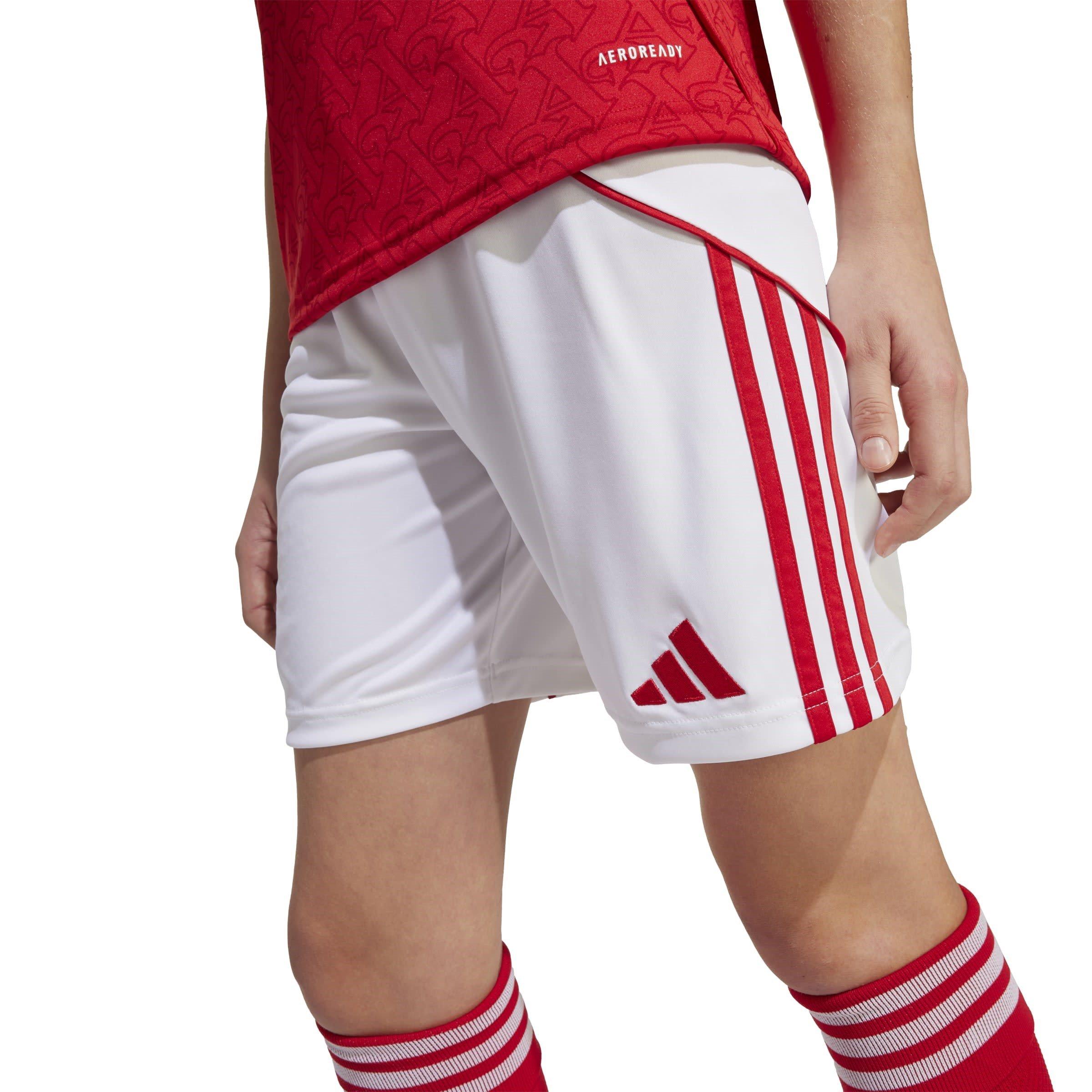 White/Red - adidas - Arsenal Home Shorts 2025 2026 Juniors - 8
