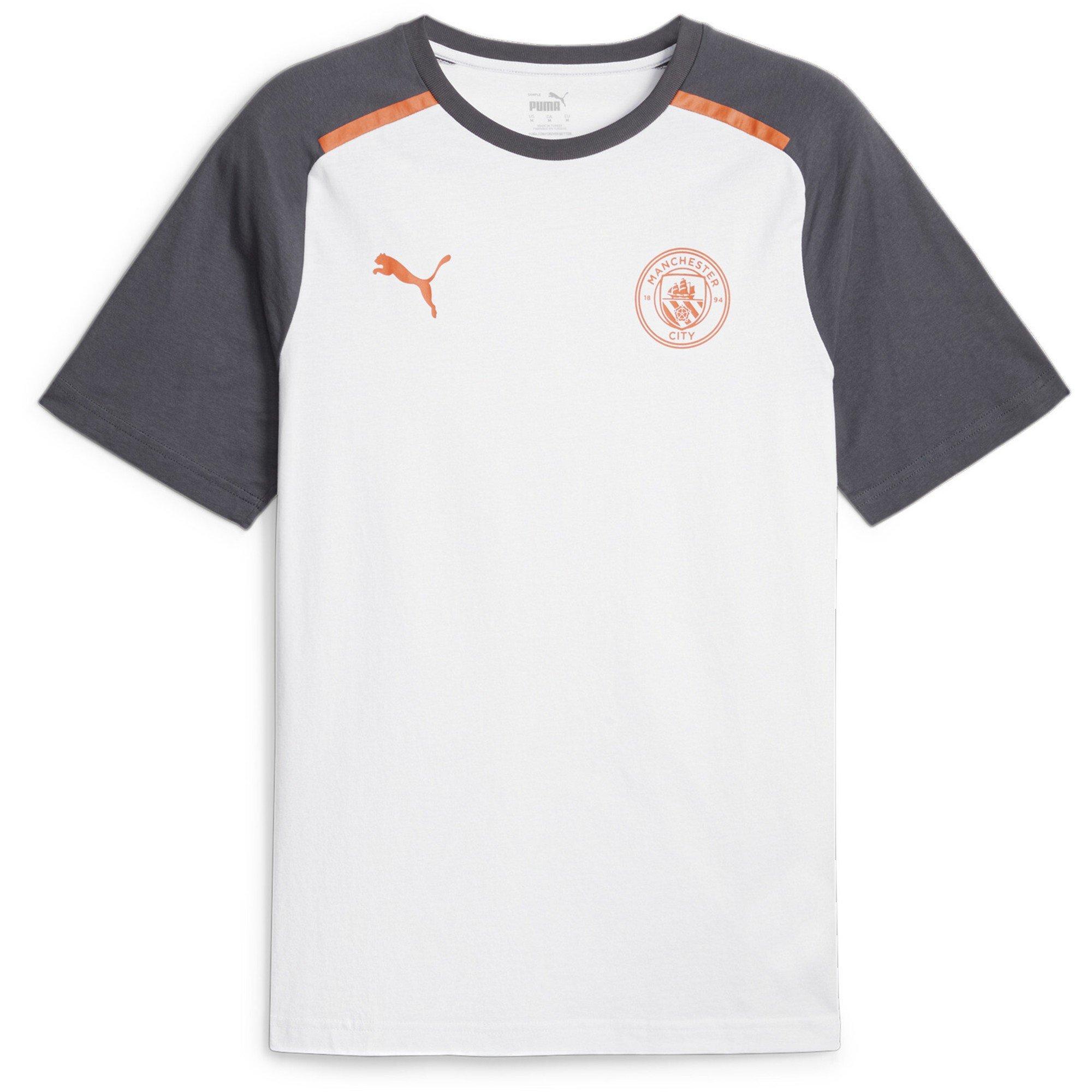 Puma Weiß - Puma - Mcfc Casuals Tee T-Shirt Mens - 1
