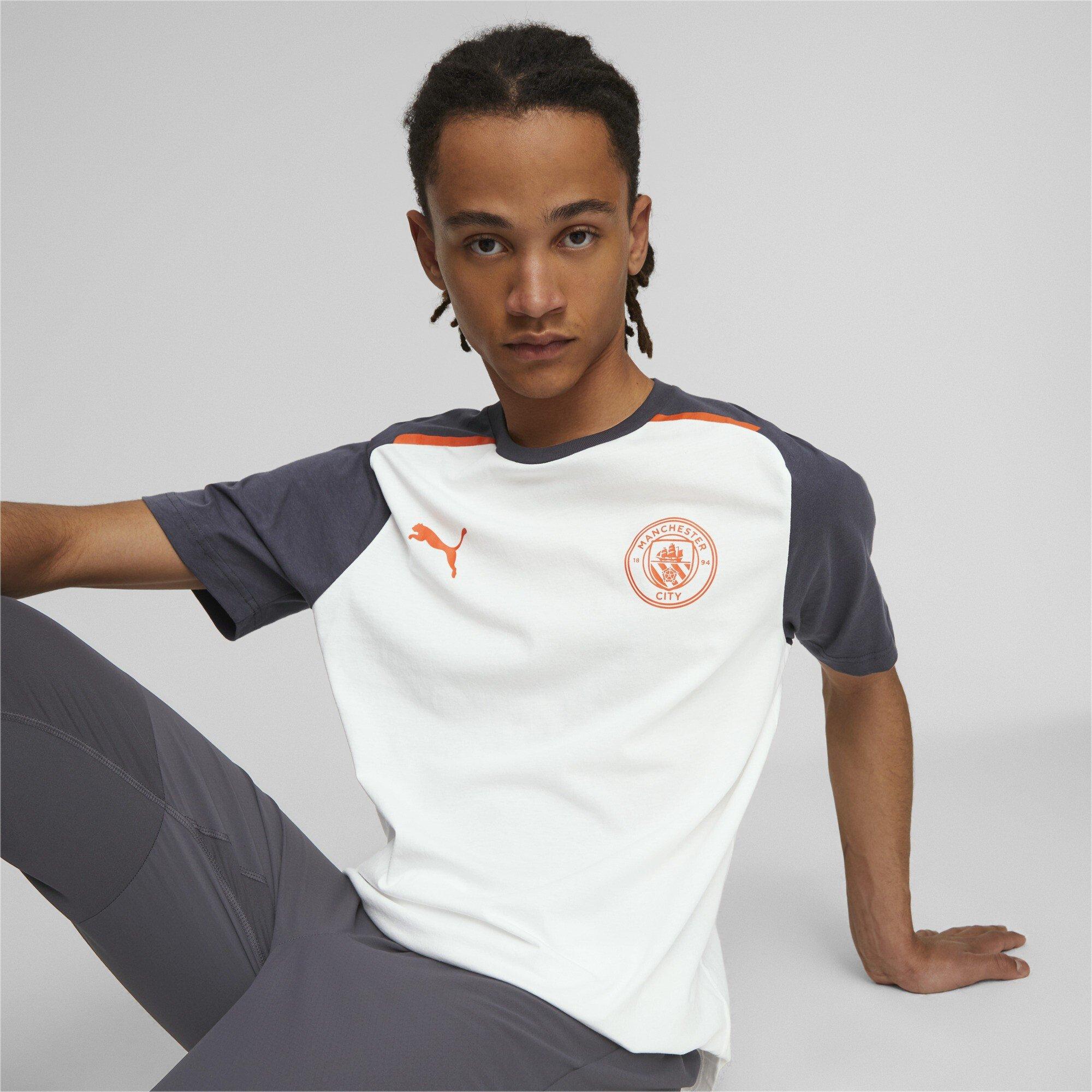 Puma White - Puma - Mcfc Casuals Tee T-Shirt Mens - 3