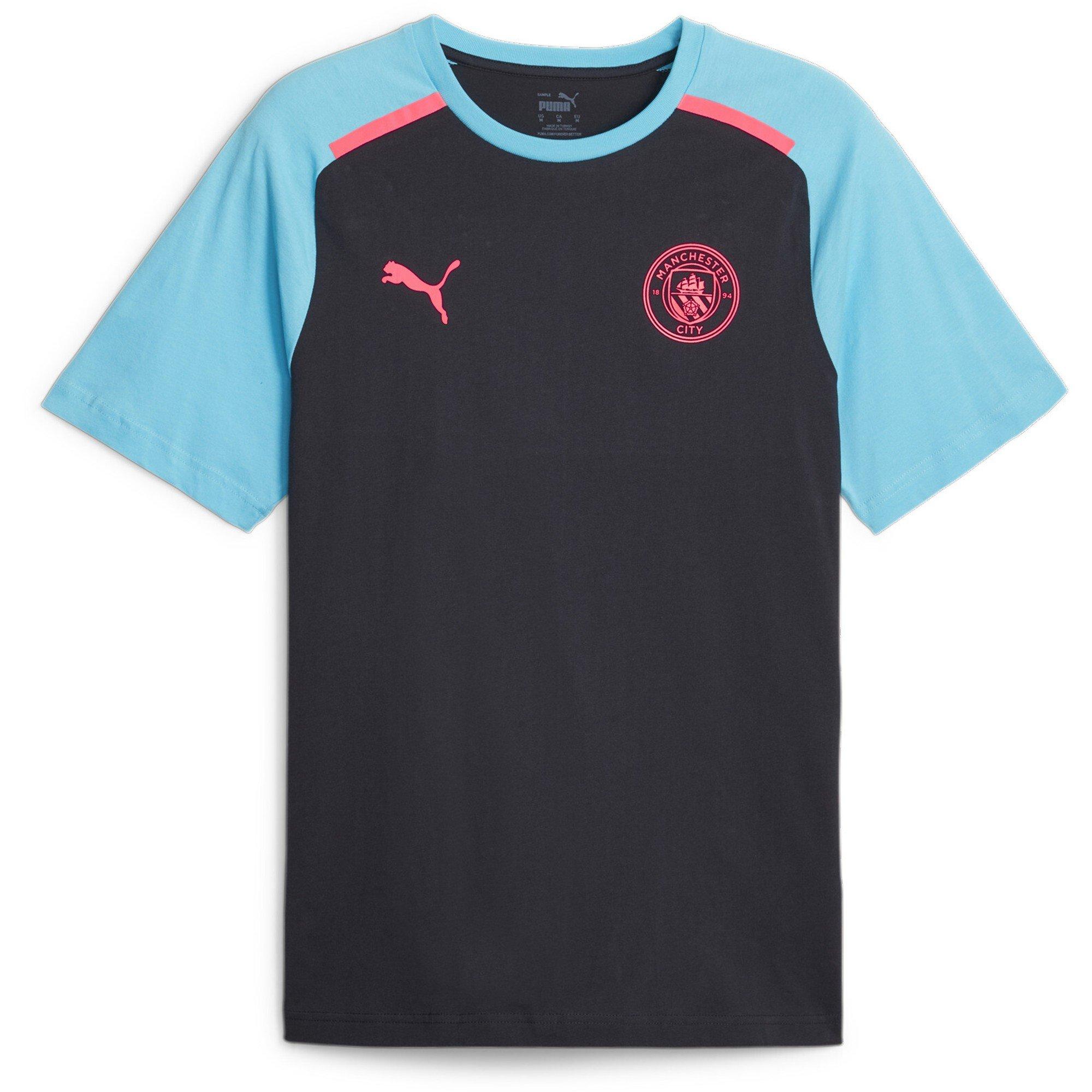 Dark Navy - Puma - Mcfc Casuals Tee T-Shirt Mens - 1