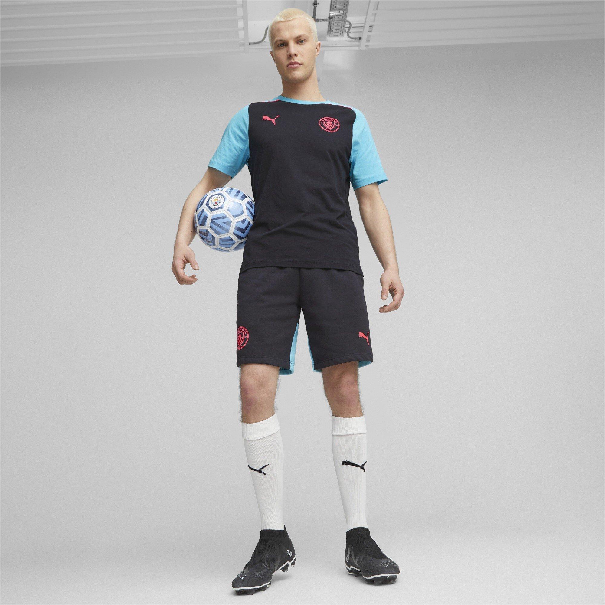 Mørkeblå - Puma - Mcfc Casuals Tee T-Shirt Mens - 7