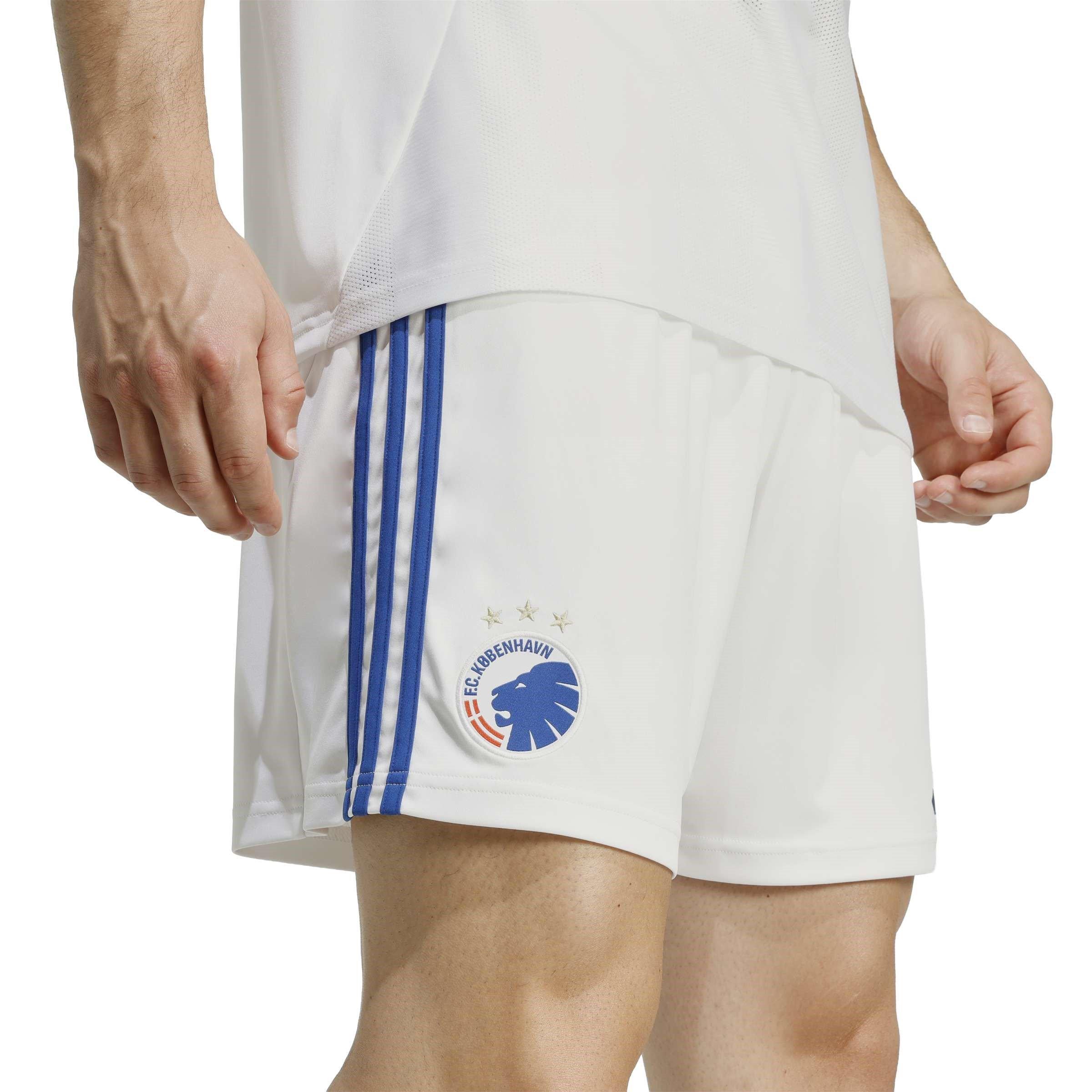Blanc/Bleu - adidas - Copenhagen Home Shorts 2025 2026 Adults - 4